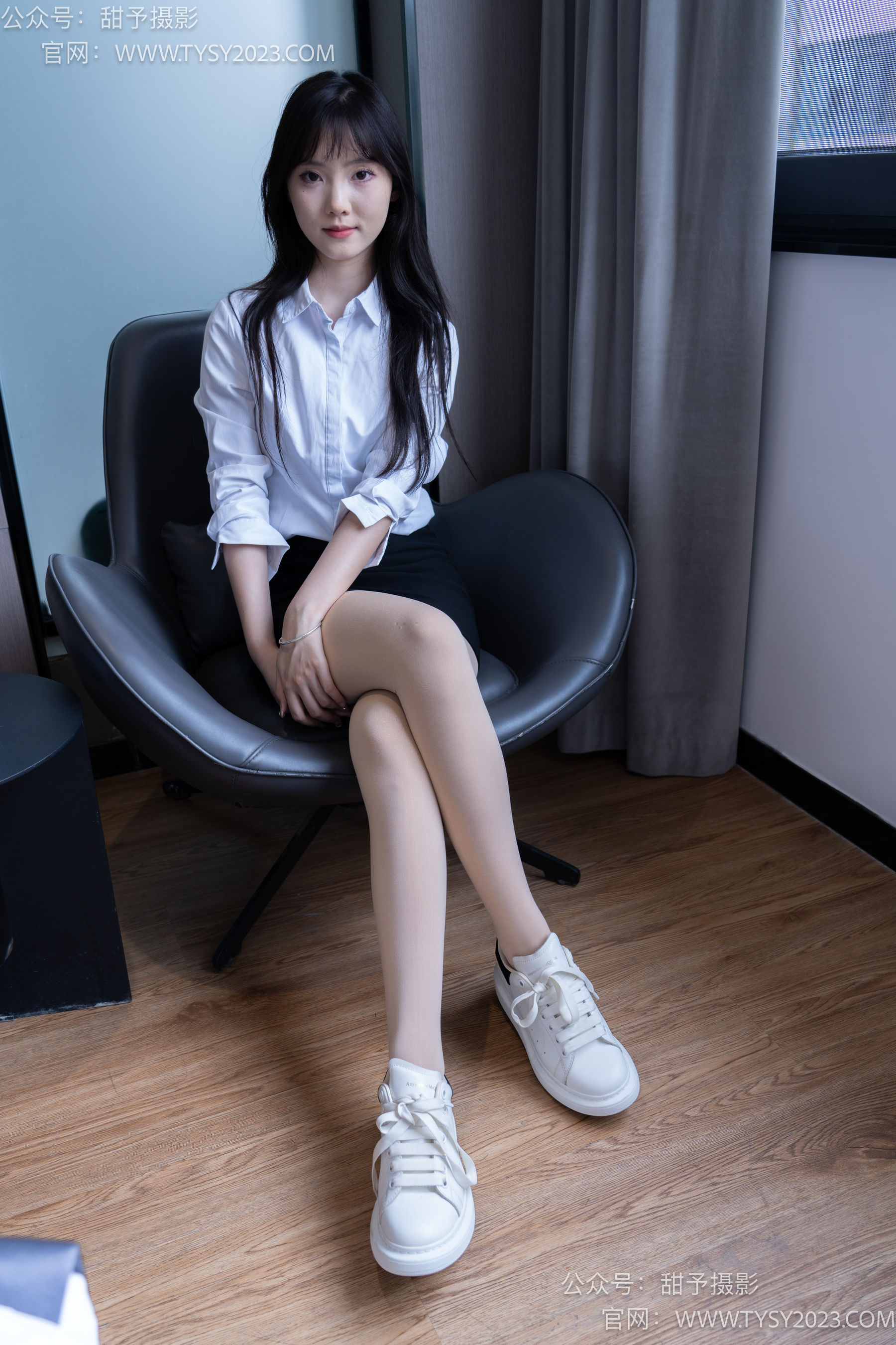 甜予摄影 No.101 璇璇 - OL制服、板鞋、高跟鞋、厚肉丝/(136P)