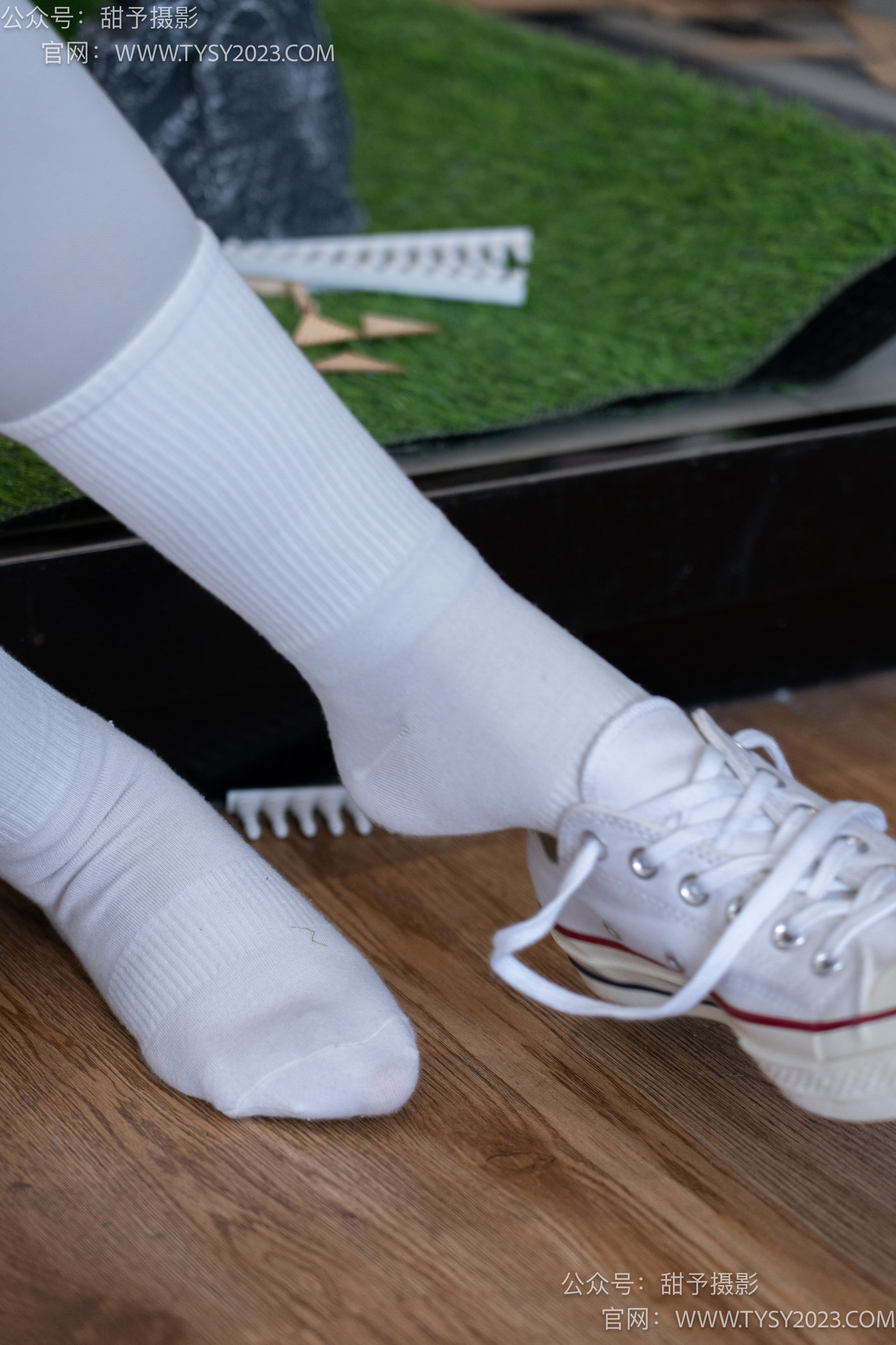 甜予摄影 No.104 璇璇 - 帆布鞋、白棉袜、裸足、小人国剧情/(134P)