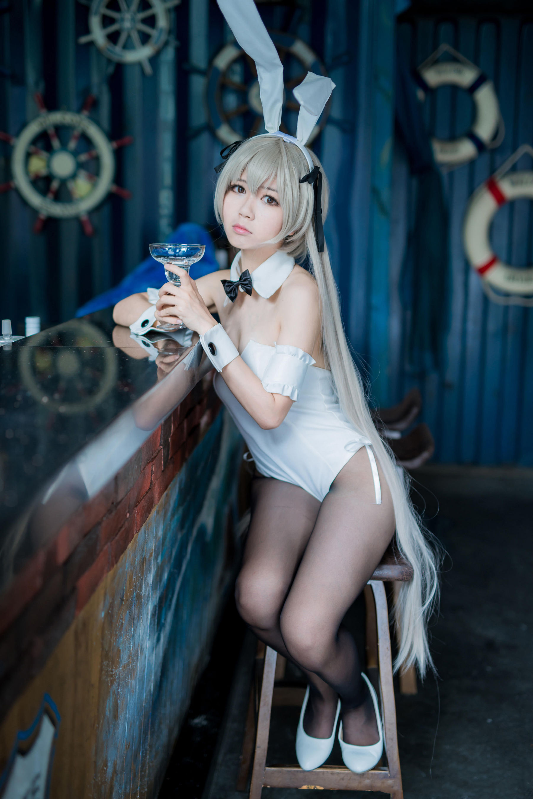 白金Saki写真 - 五更琉璃 兔女郎/(13P)