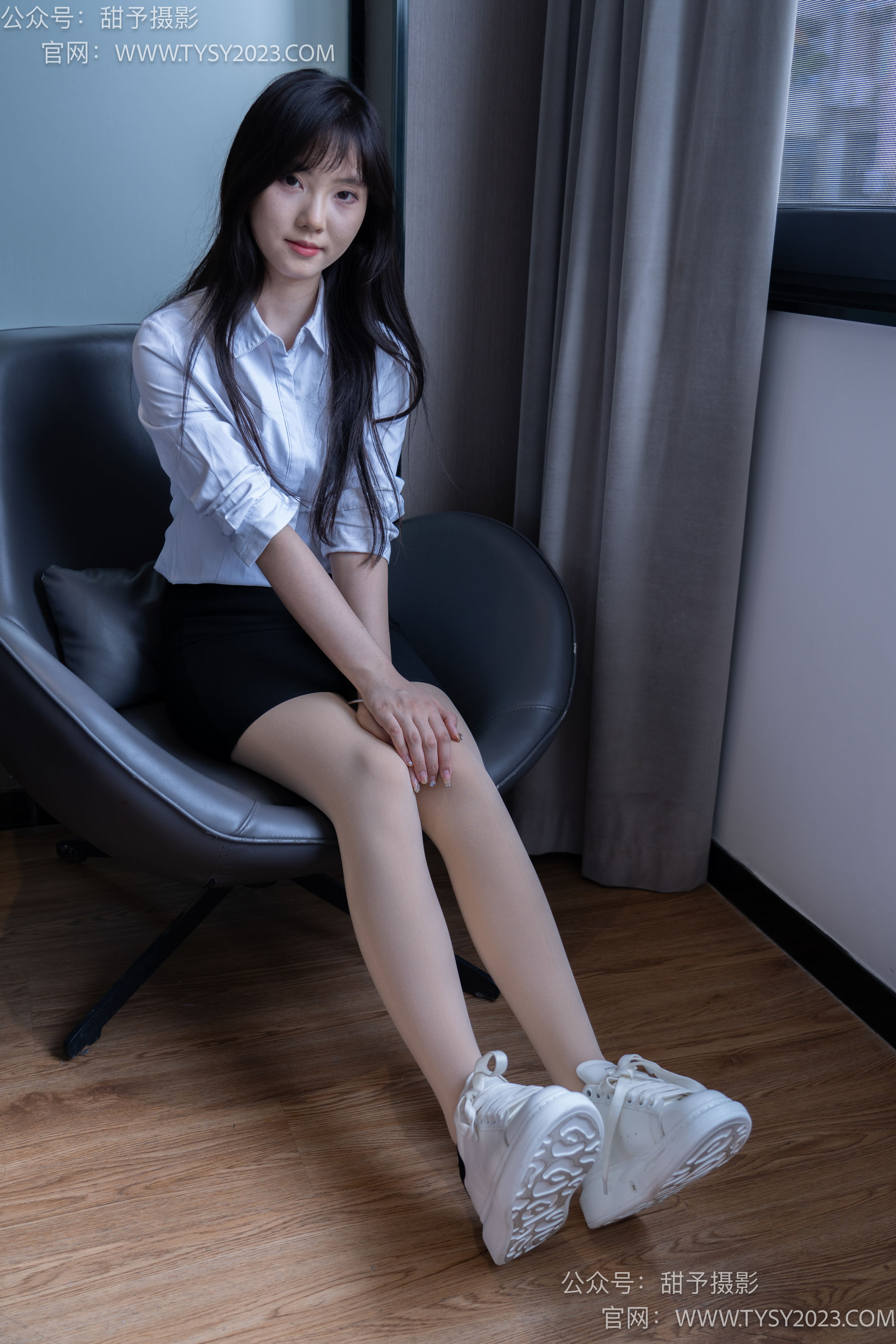 甜予摄影 No.101 璇璇 - OL制服、板鞋、高跟鞋、厚肉丝/(136P)