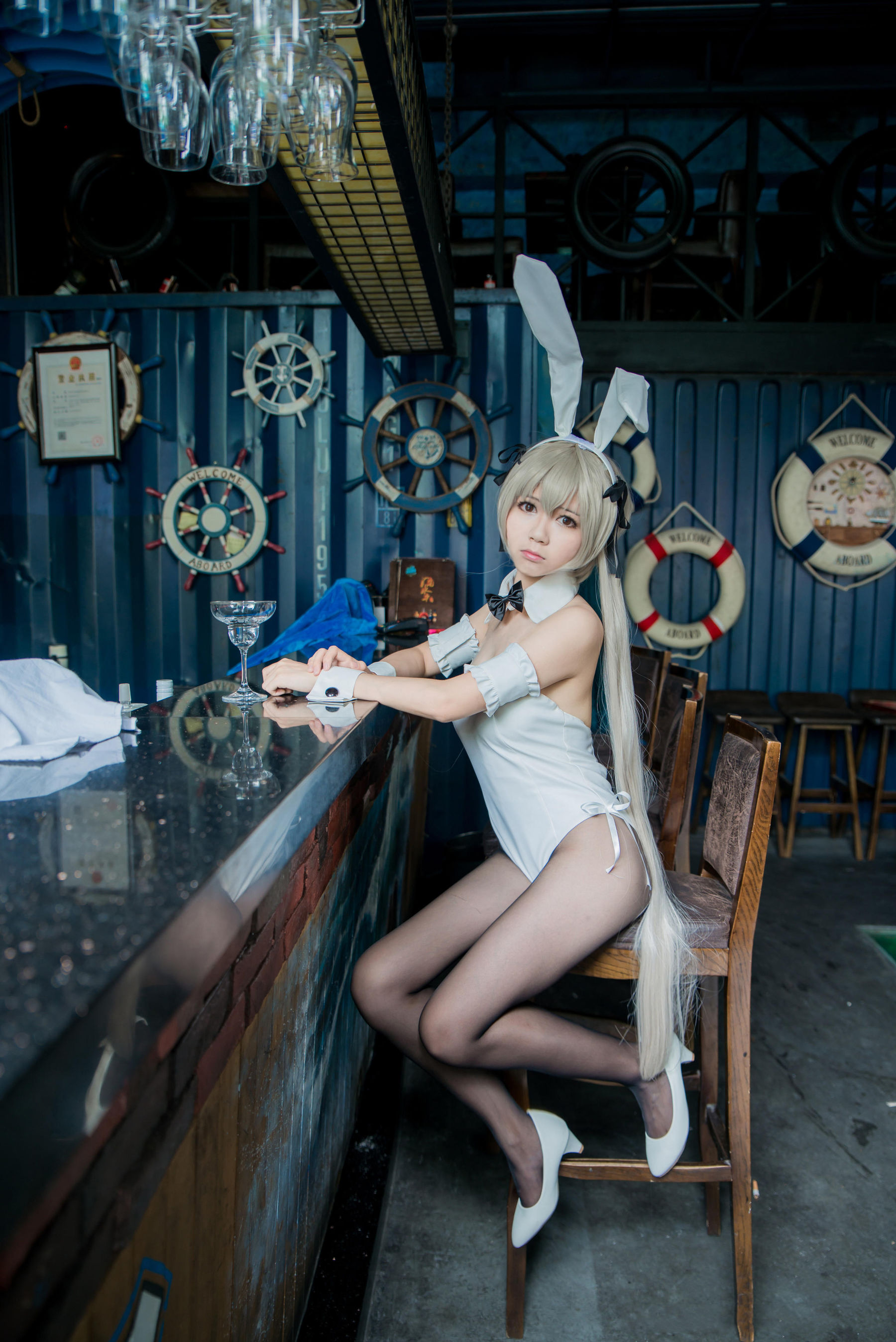 白金Saki写真 - 五更琉璃 兔女郎/(13P)
