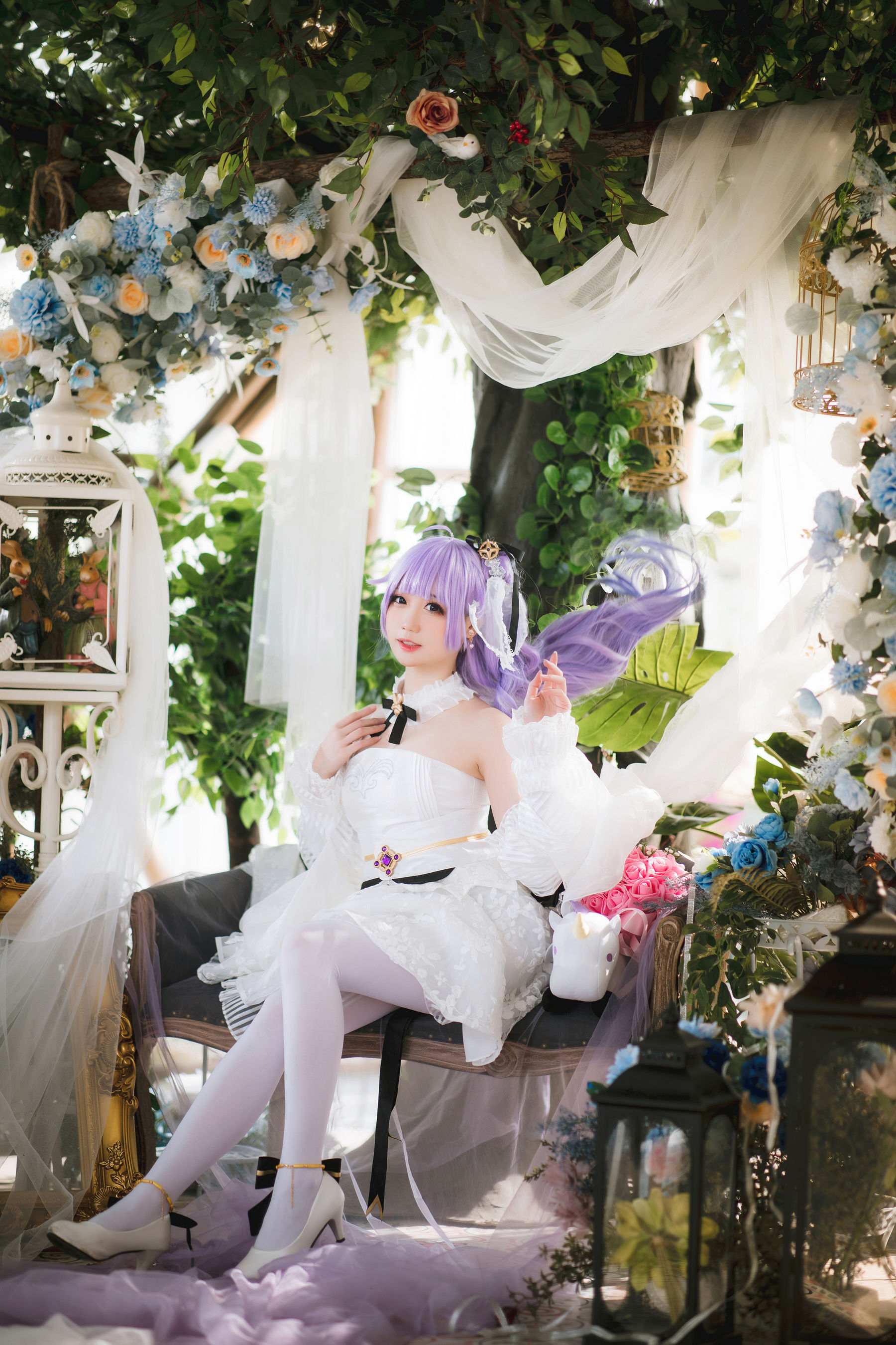 焖焖碳 - 婚纱独角兽/(25P)