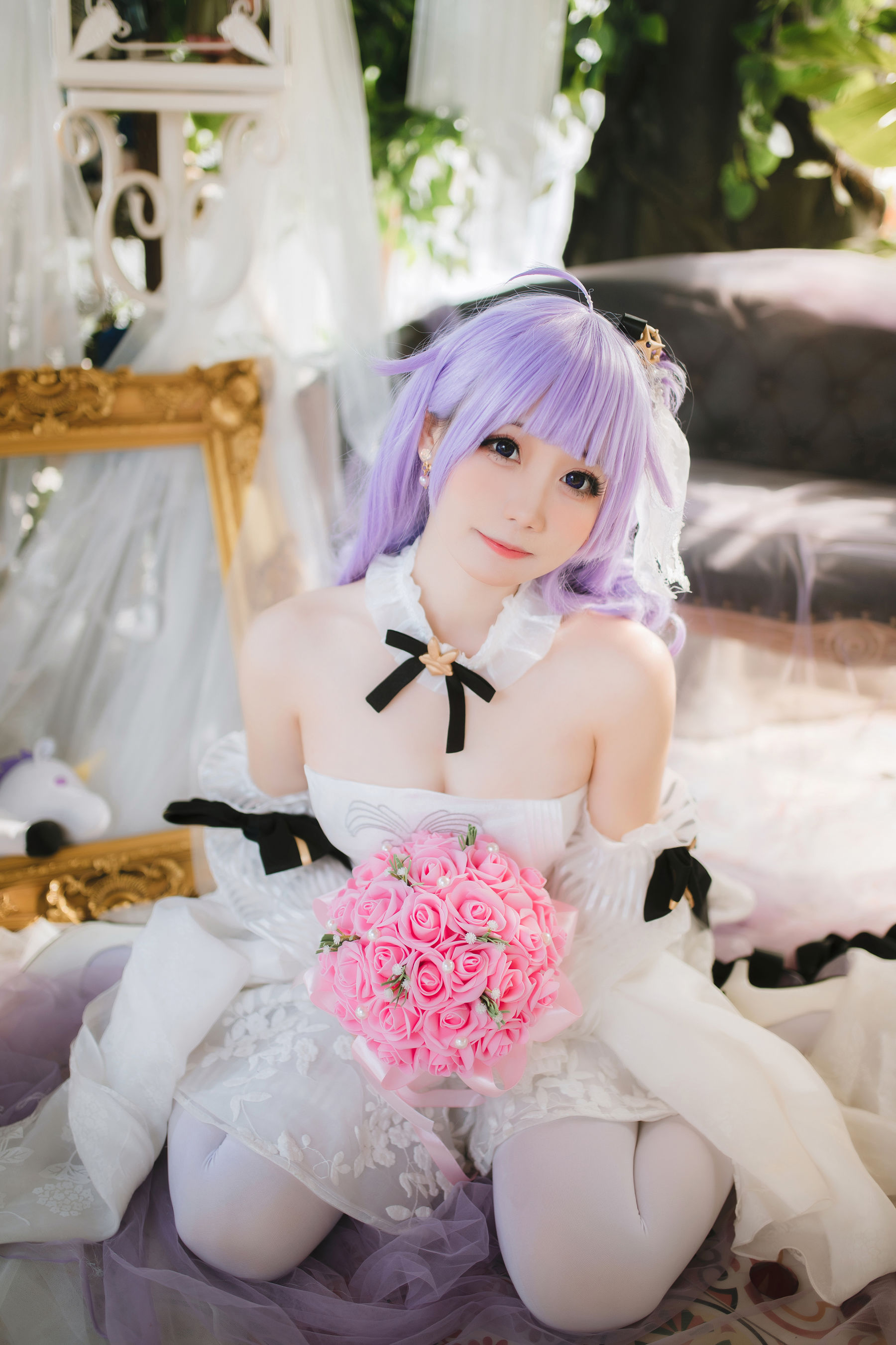 焖焖碳 - 婚纱独角兽/(25P)