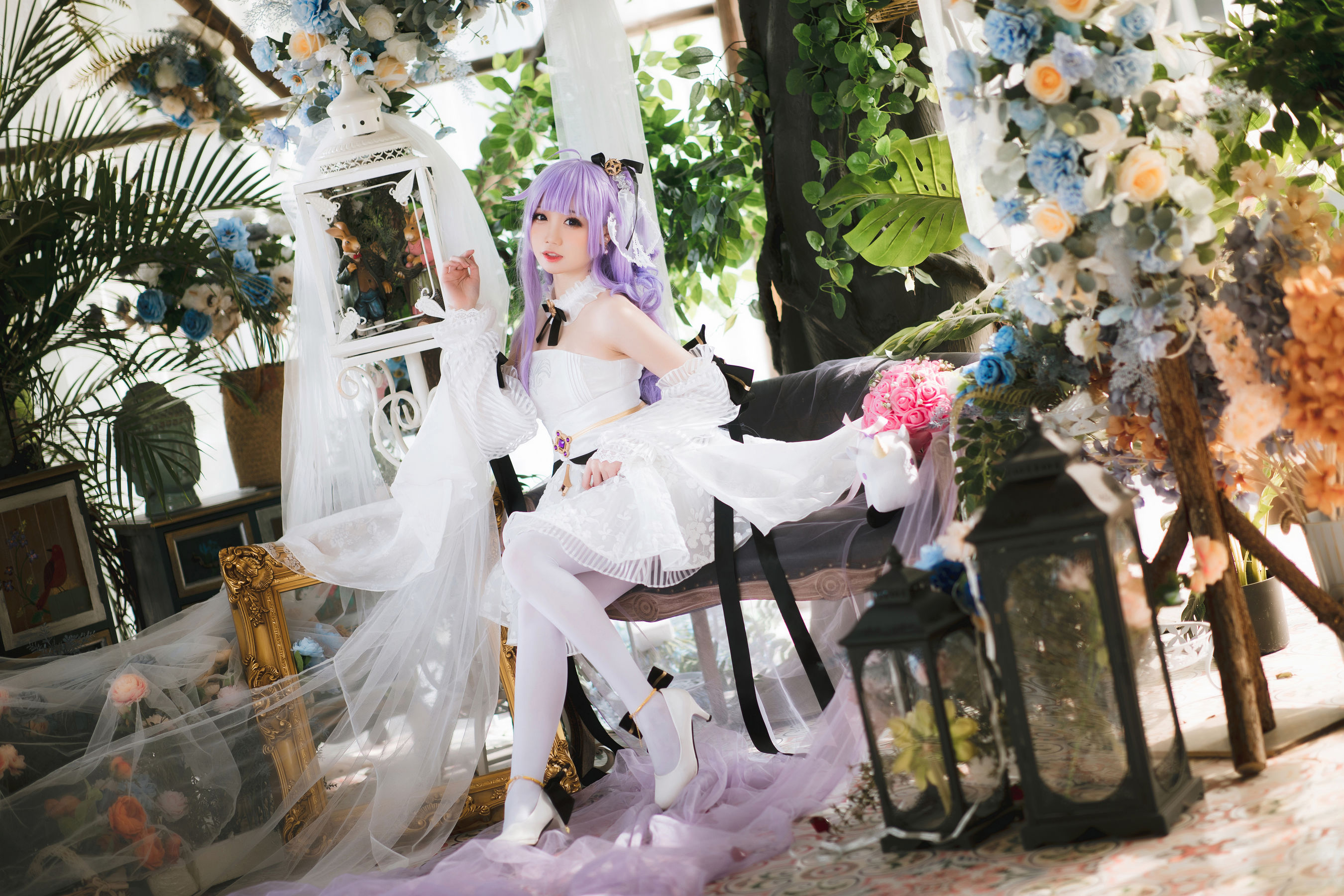 焖焖碳 - 婚纱独角兽/(25P)