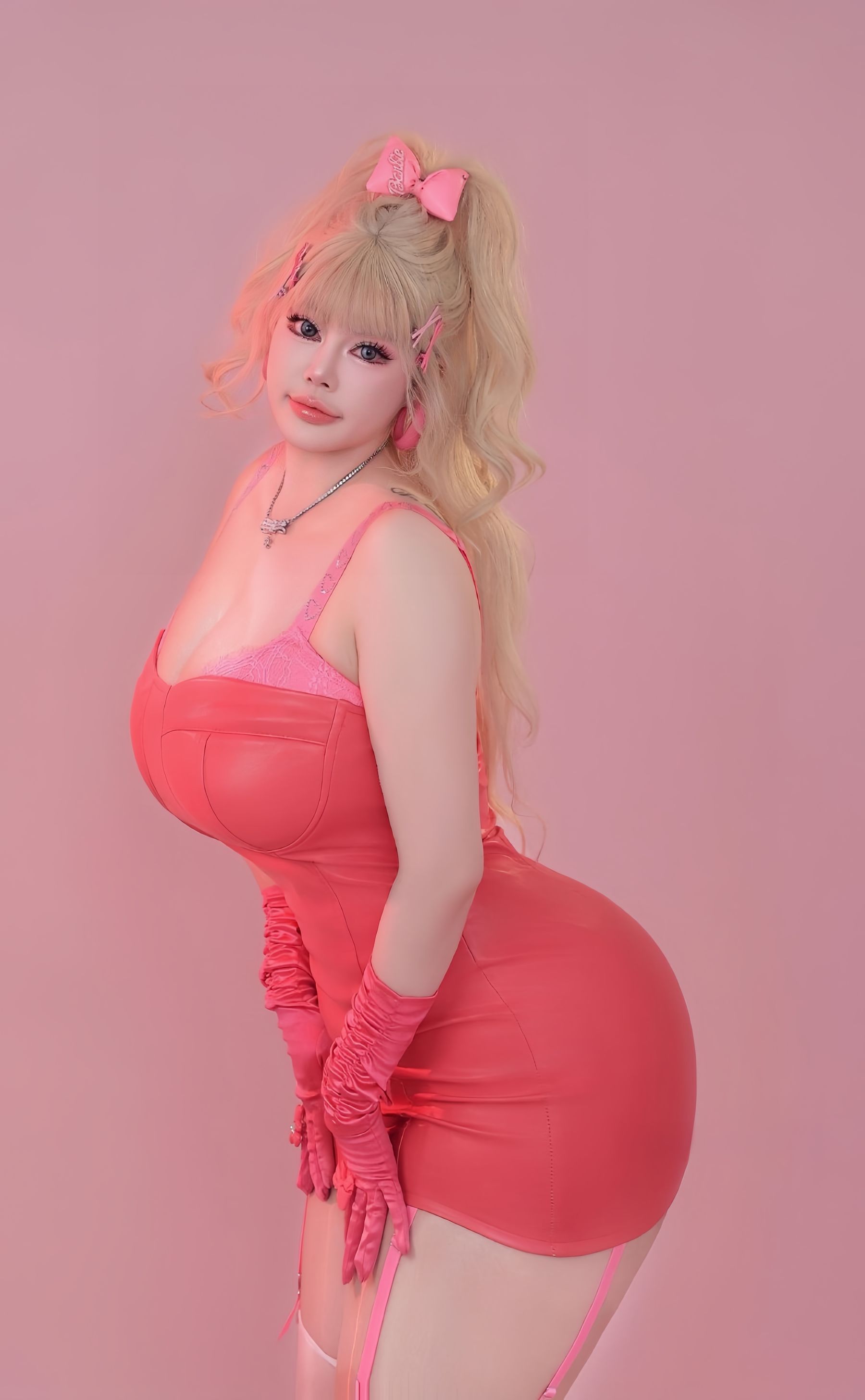 爆爆猪炸 - 粉红御姐/(20P)