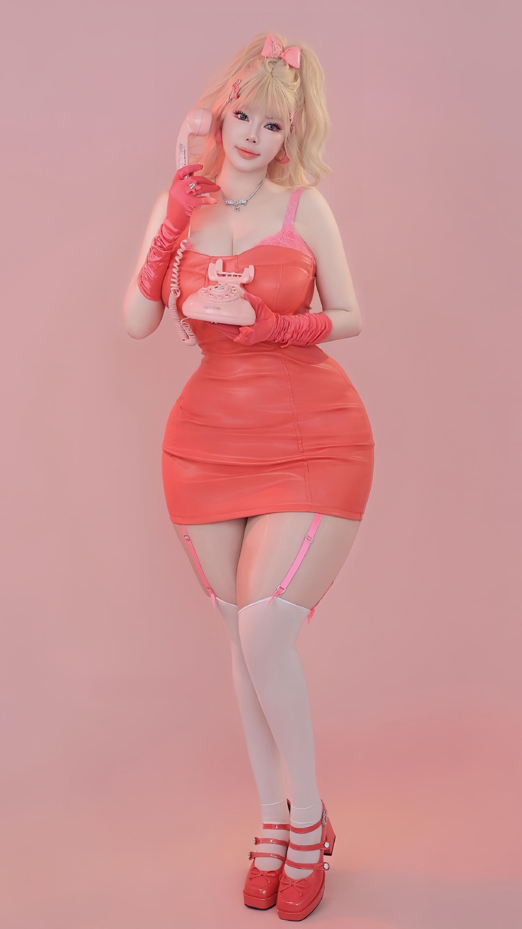 爆爆猪炸 - 粉红御姐/(20P)