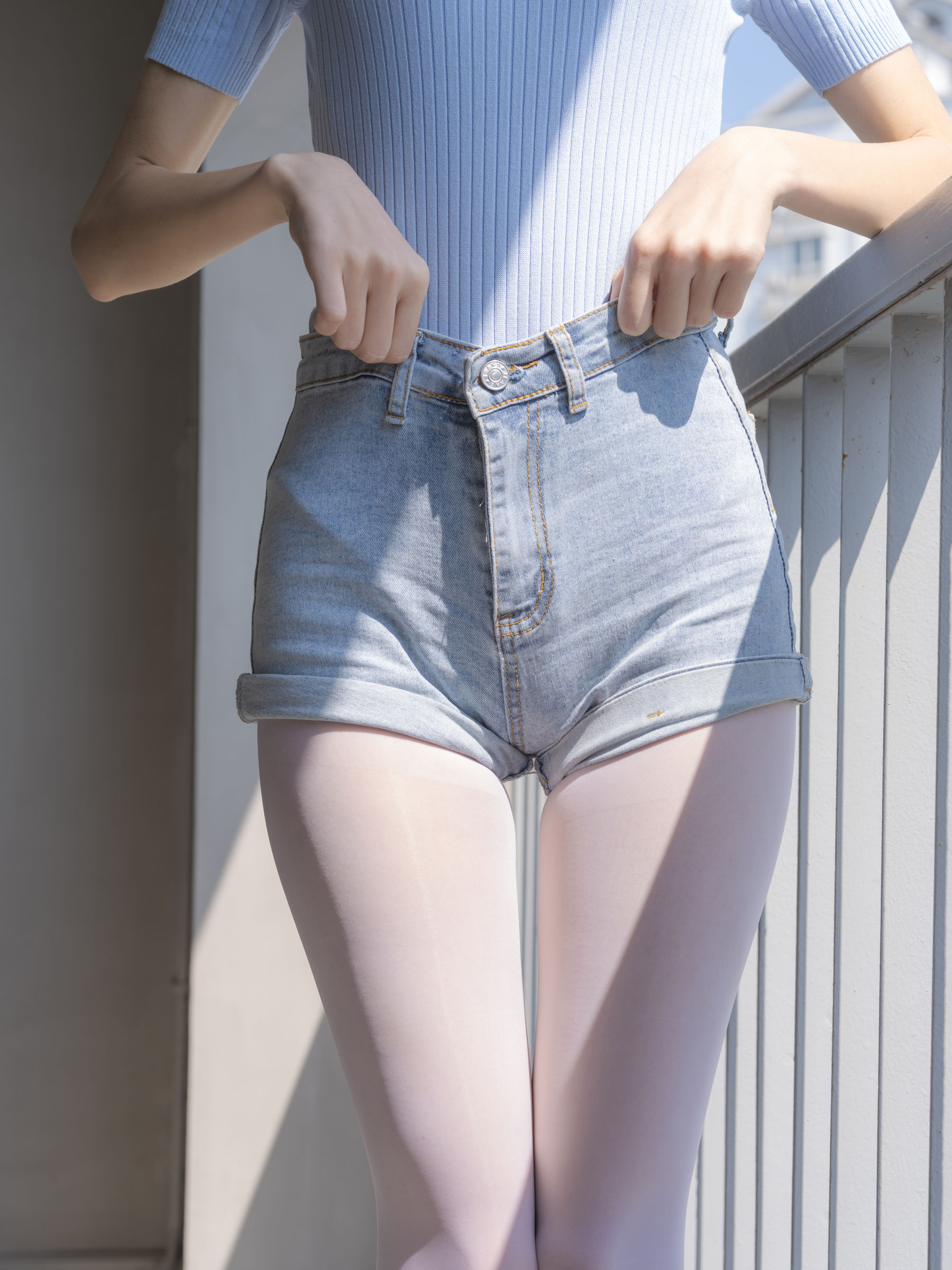 森萝财团写真 - 媛媛 试拍 15D超薄白丝/(59P)