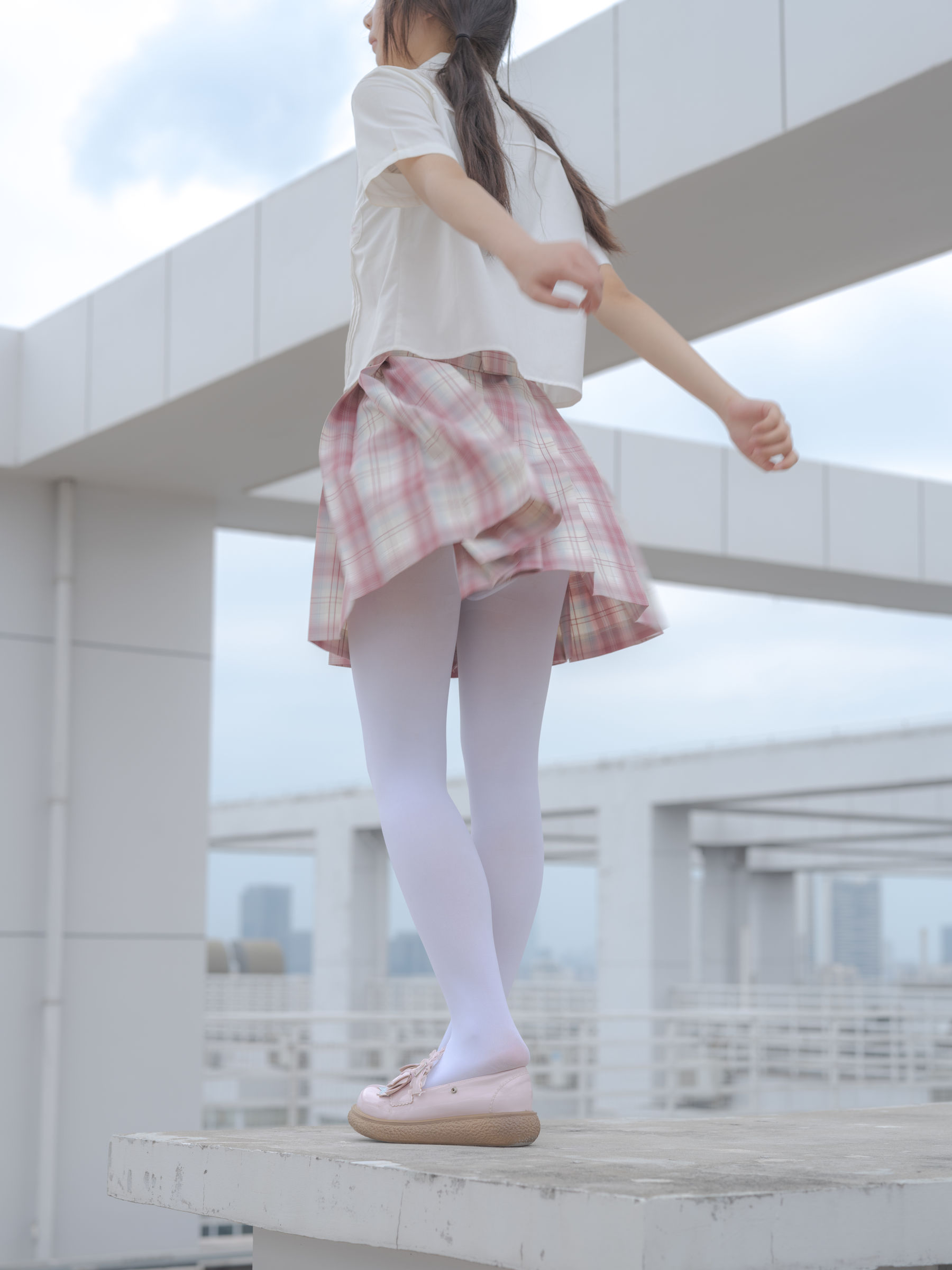 森萝财团写真 - 小圆 试拍 JKJK格子裙 80D/(64P)