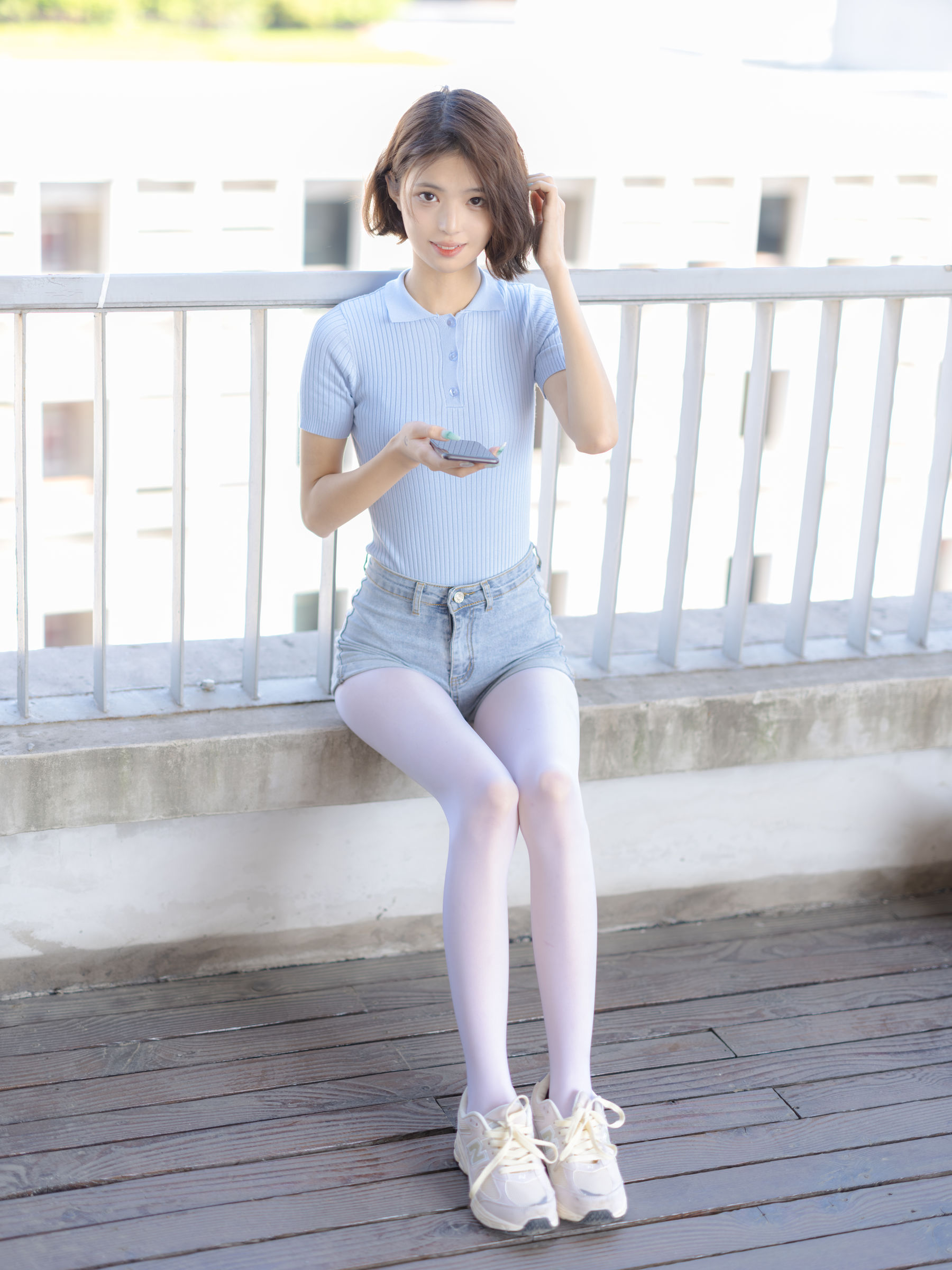 森萝财团写真 - 媛媛 试拍 15D超薄白丝/(59P)