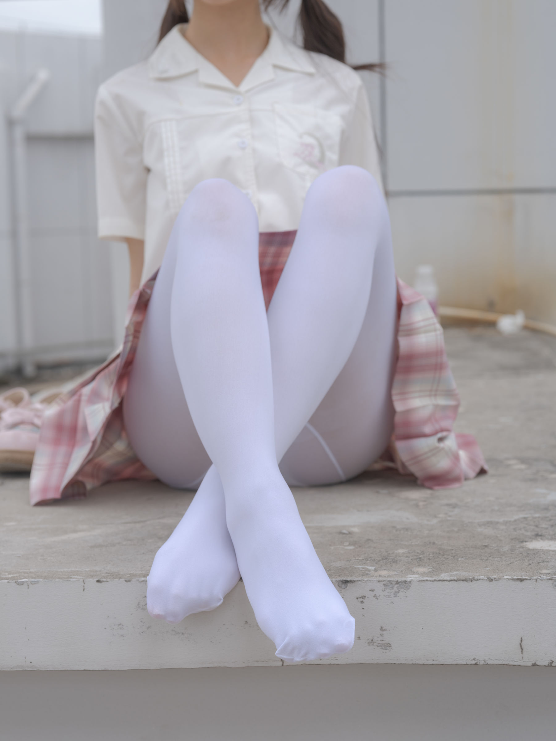 森萝财团写真 - 小圆 试拍 JKJK格子裙 80D/(64P)