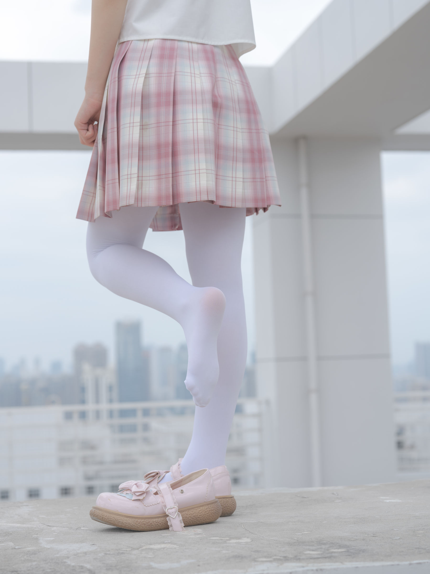 森萝财团写真 - 小圆 试拍 JKJK格子裙 80D/(64P)