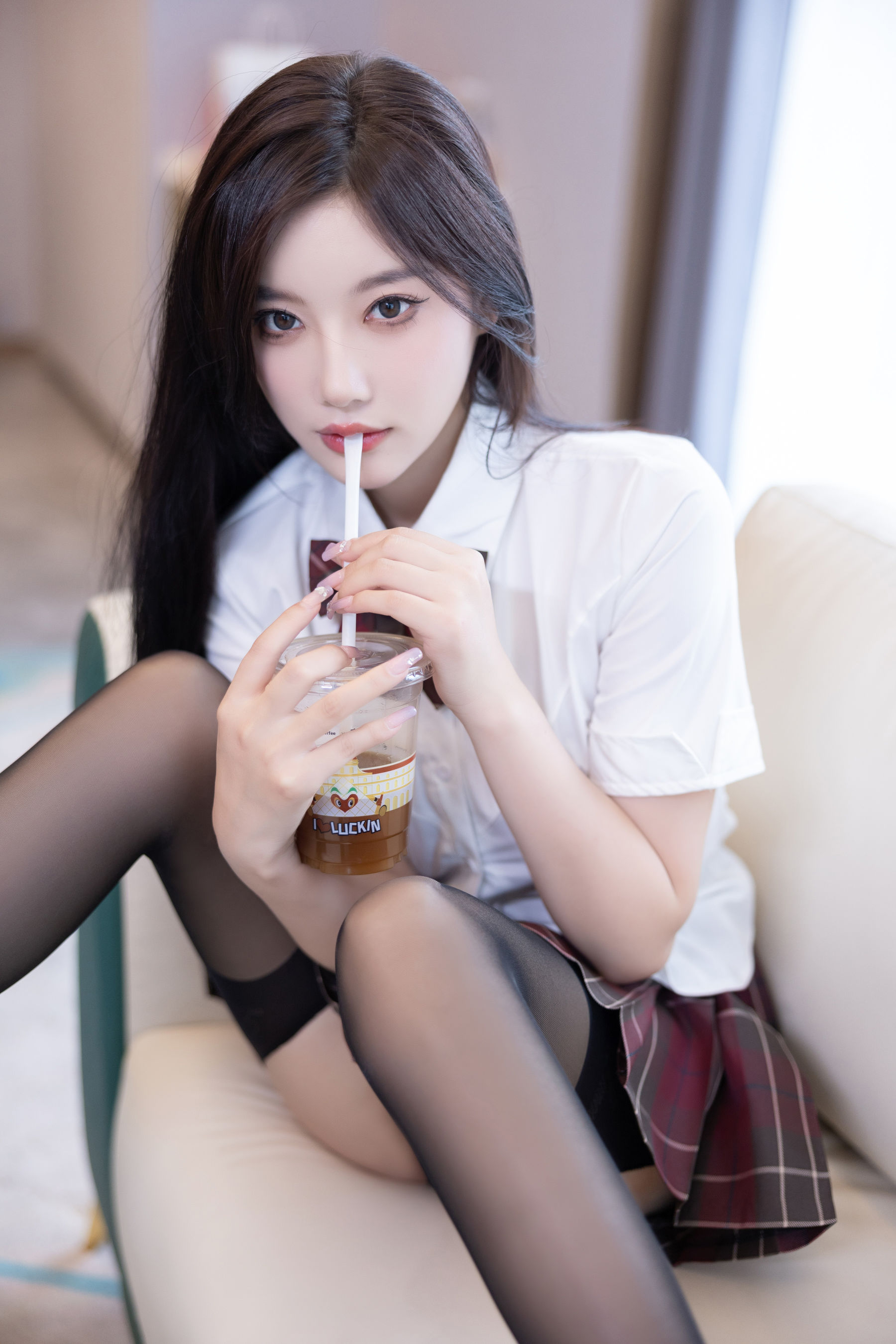 杨晨晨 - 性感JK制服/(125P)