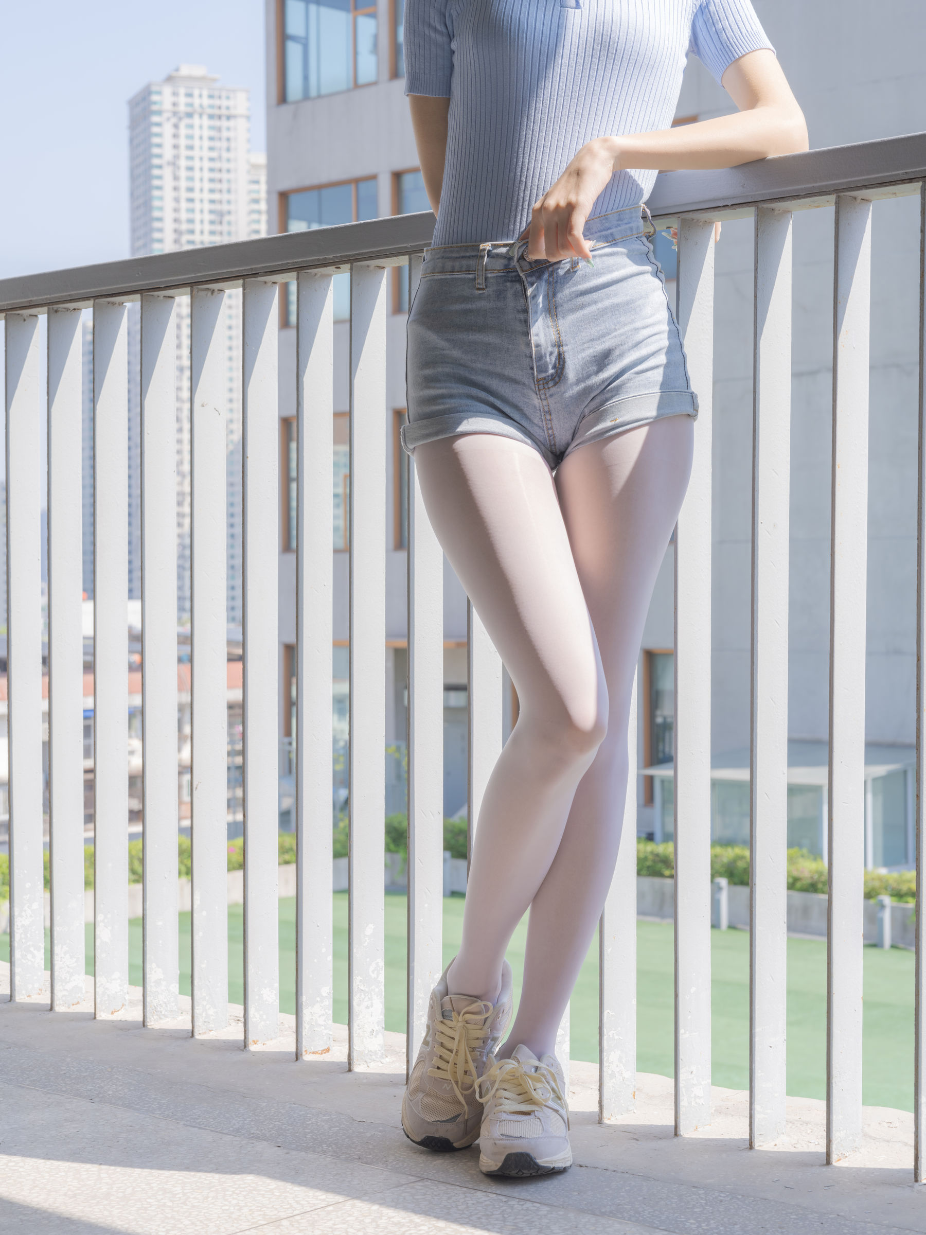 森萝财团写真 - 媛媛 试拍 15D超薄白丝/(59P)