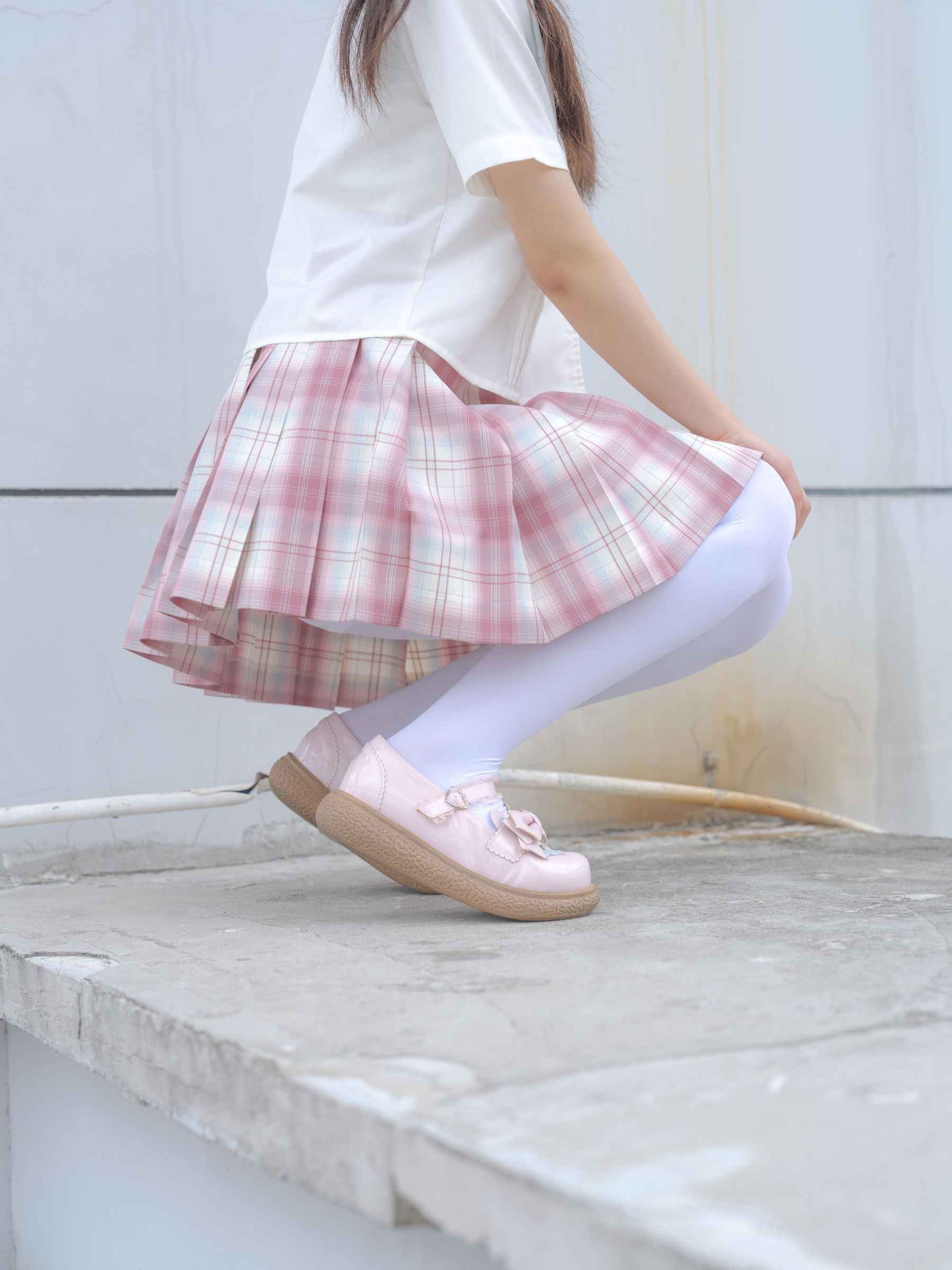 森萝财团写真 - 小圆 试拍 JKJK格子裙 80D/(64P)