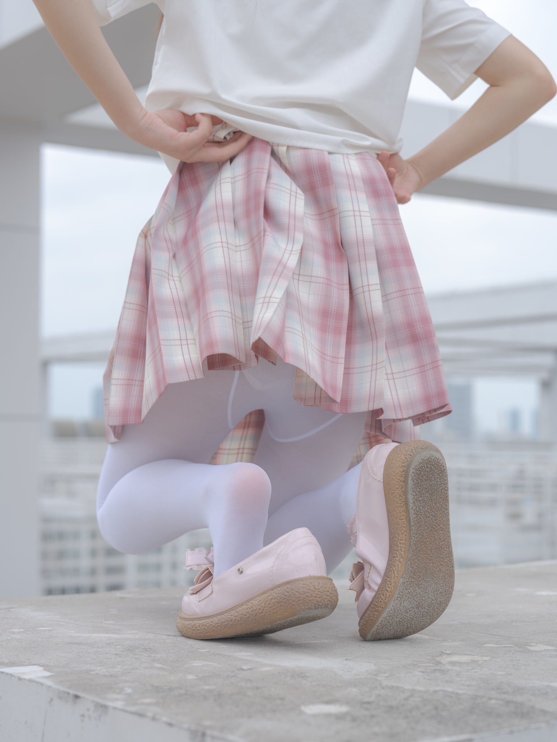 森萝财团写真 - 小圆 试拍 JKJK格子裙 80D/(64P)