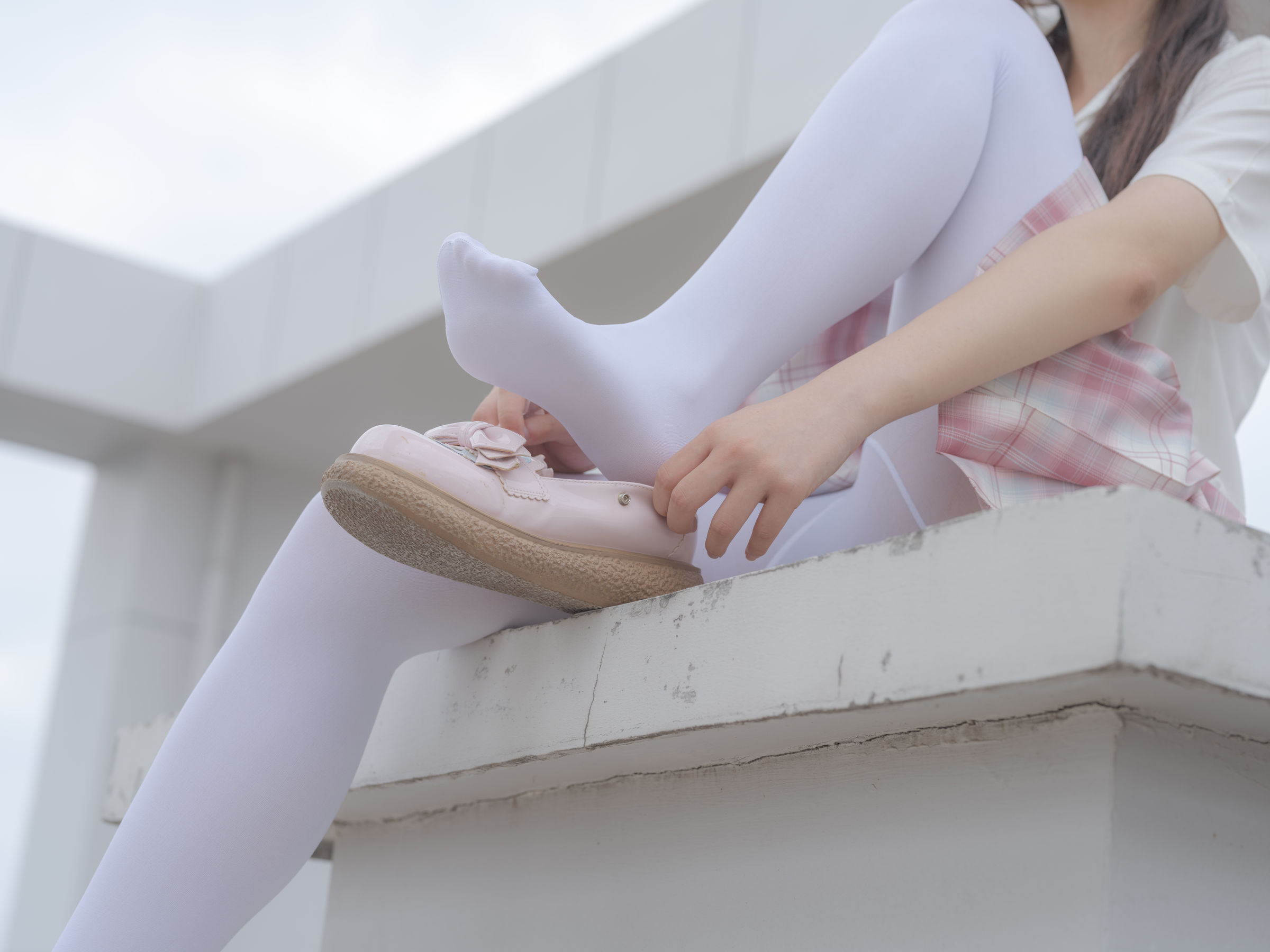 森萝财团写真 - 小圆 试拍 JKJK格子裙 80D/(64P)