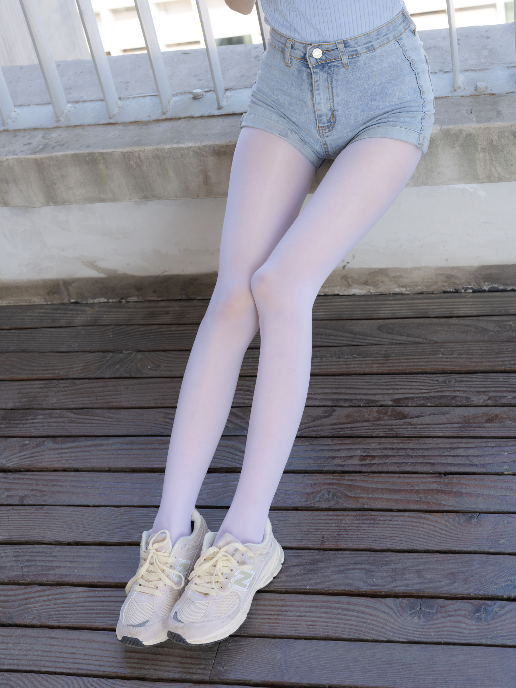 森萝财团写真 - 媛媛 试拍 15D超薄白丝/(59P)