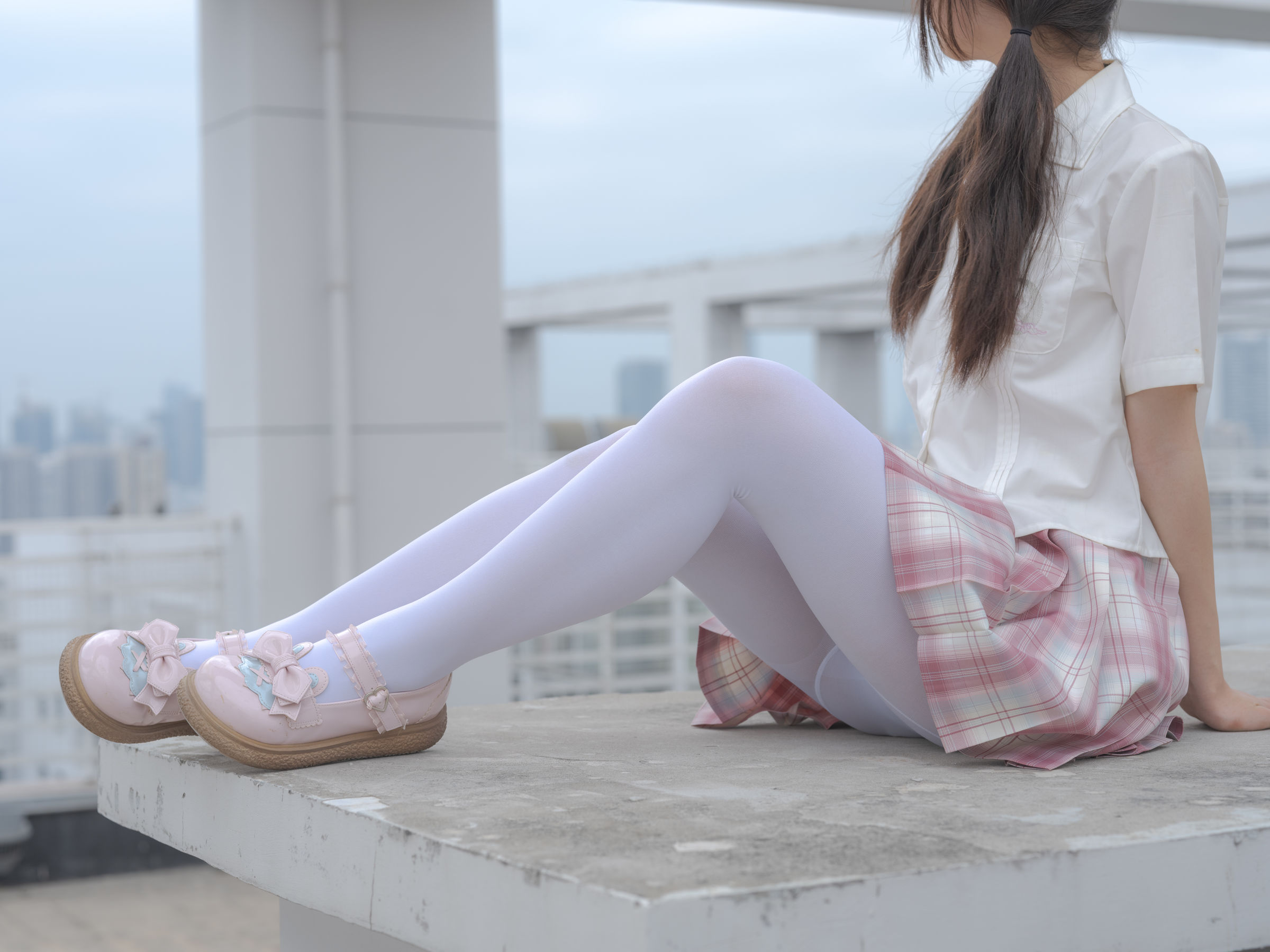 森萝财团写真 - 小圆 试拍 JKJK格子裙 80D/(64P)