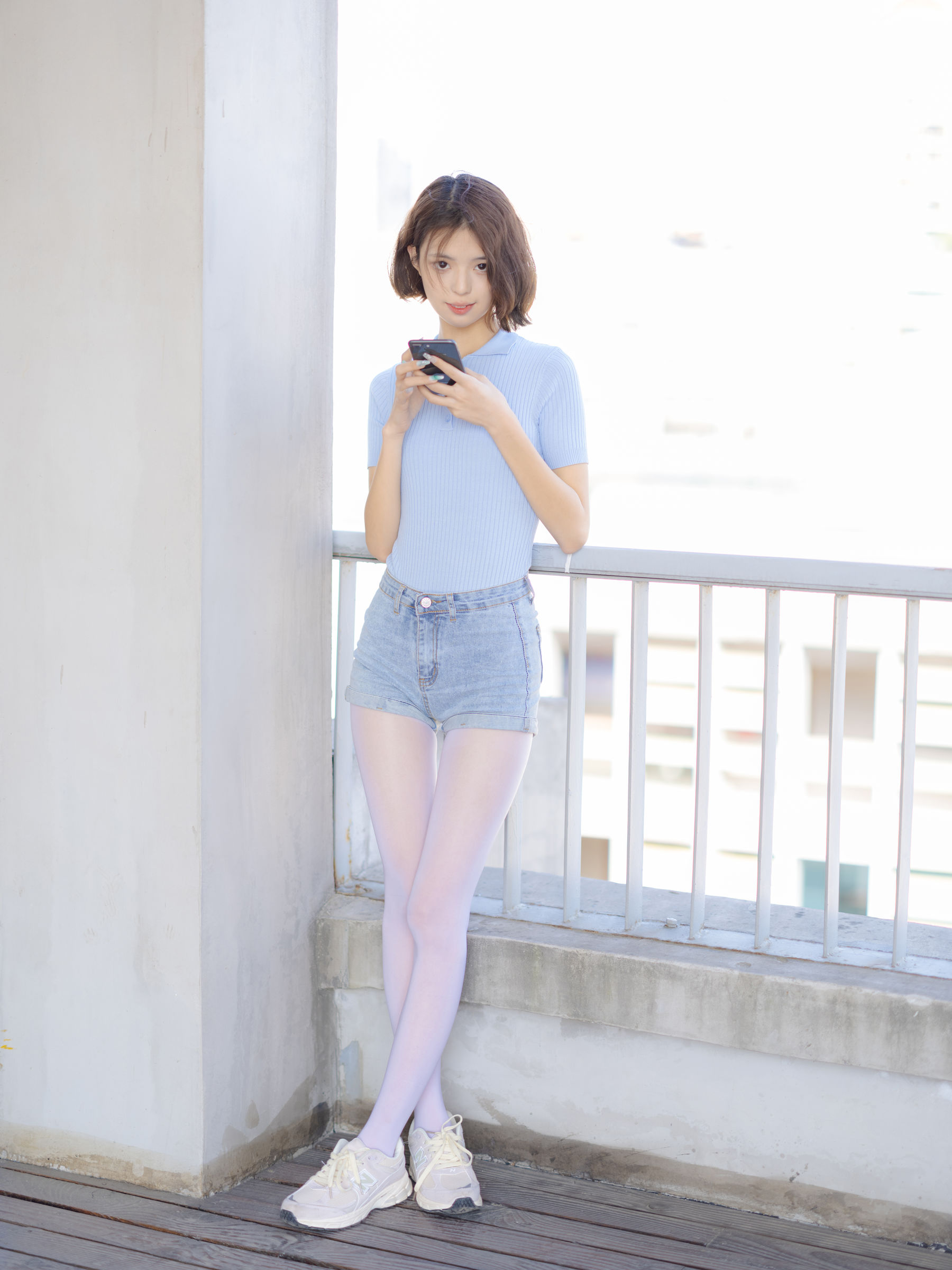 森萝财团写真 - 媛媛 试拍 15D超薄白丝/(59P)