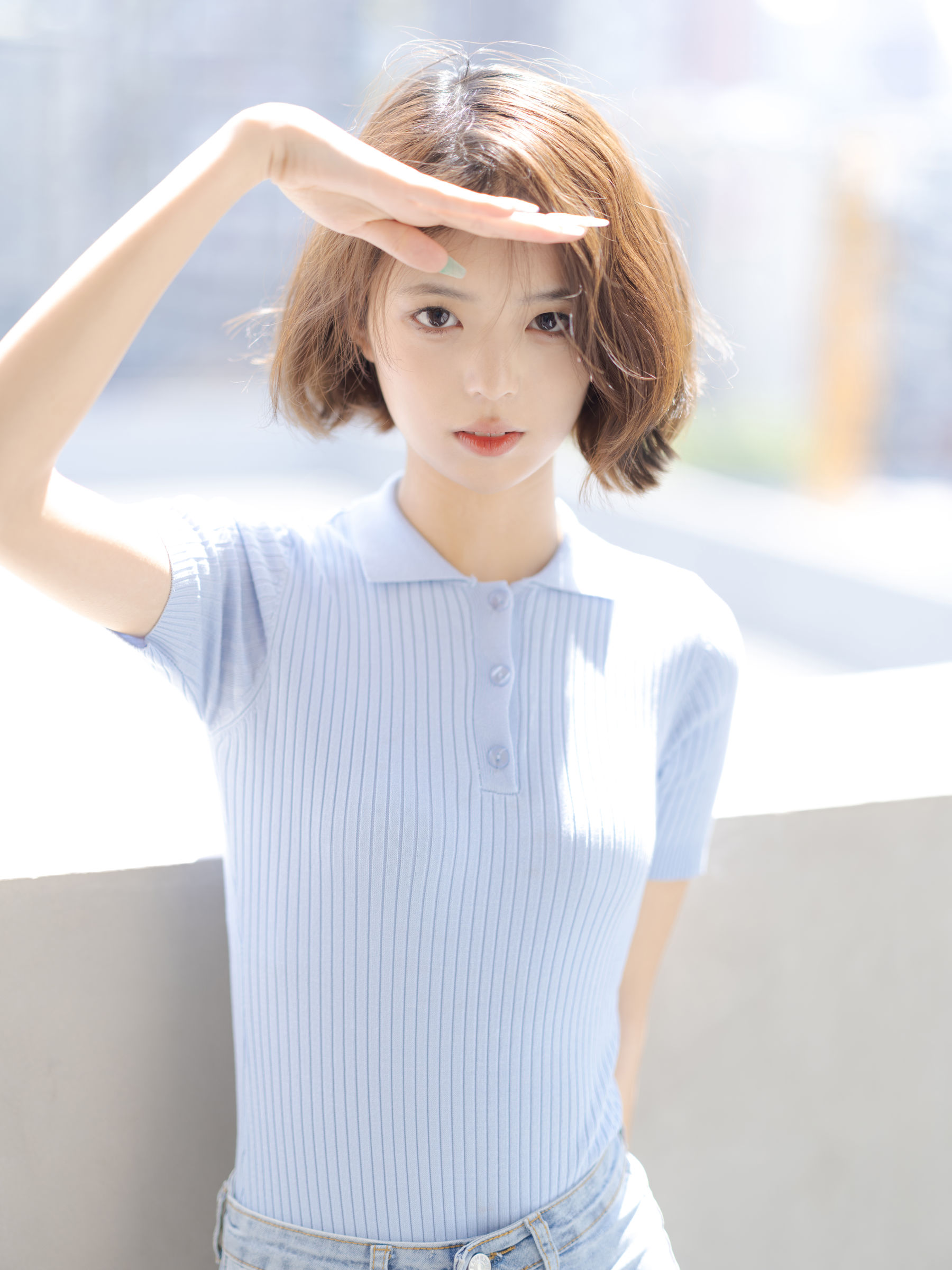 森萝财团写真 - 媛媛 试拍 15D超薄白丝/(59P)