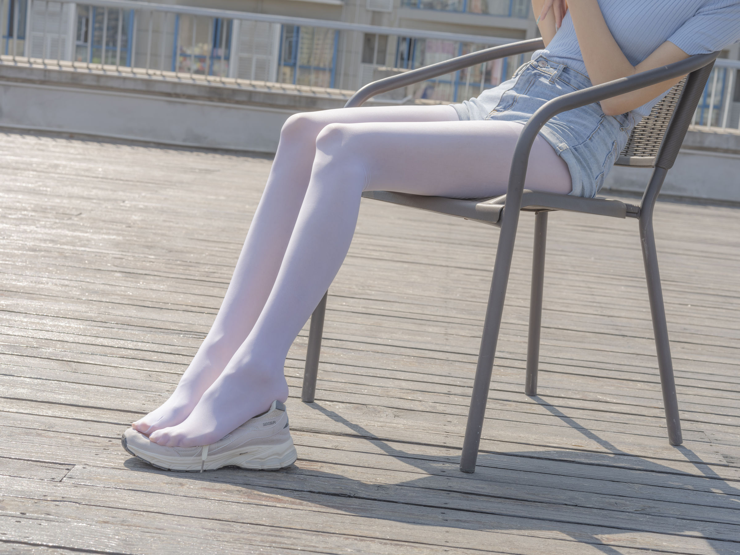 森萝财团写真 - 媛媛 试拍 15D超薄白丝/(59P)