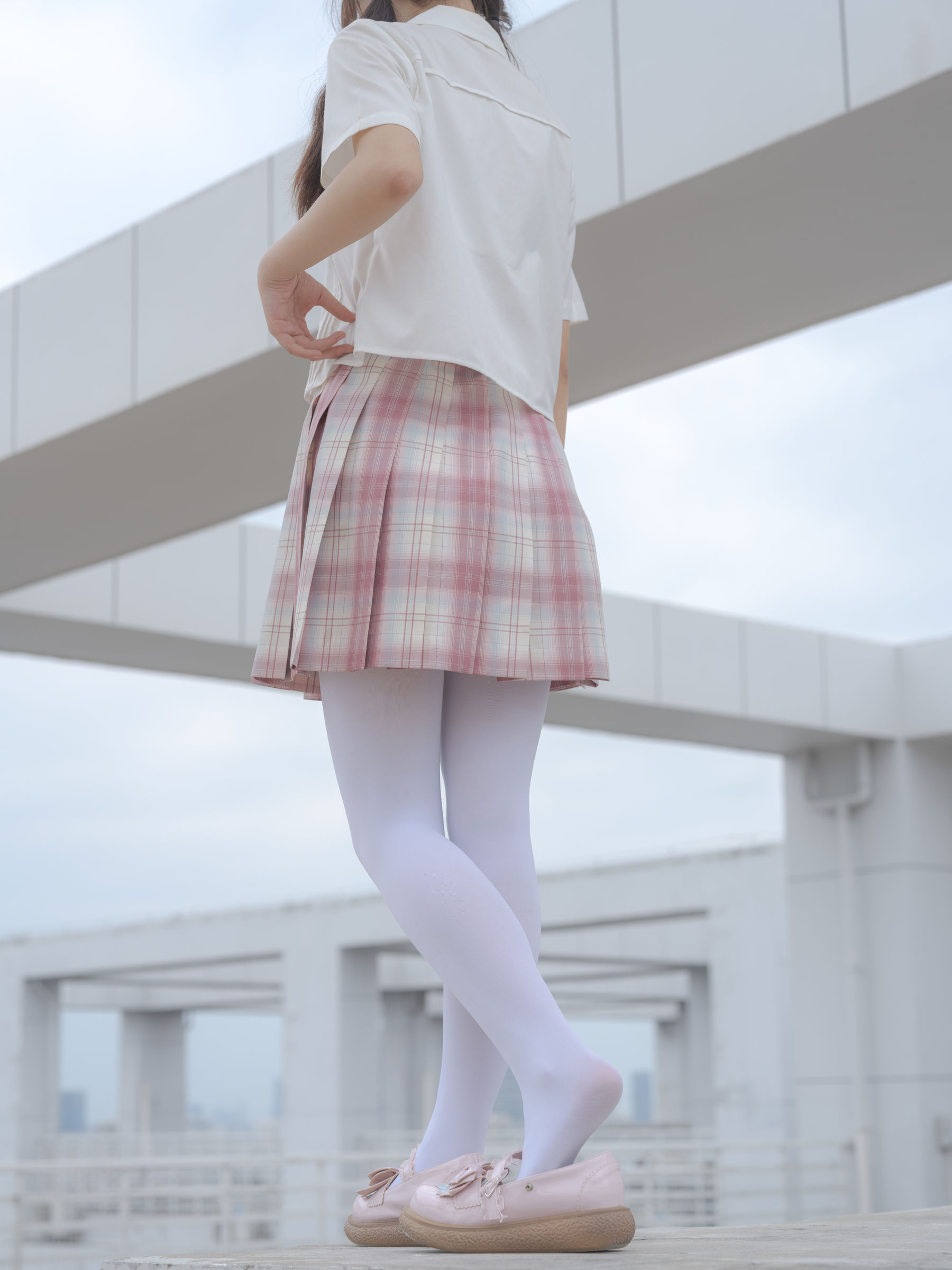 森萝财团写真 - 小圆 试拍 JKJK格子裙 80D/(64P)