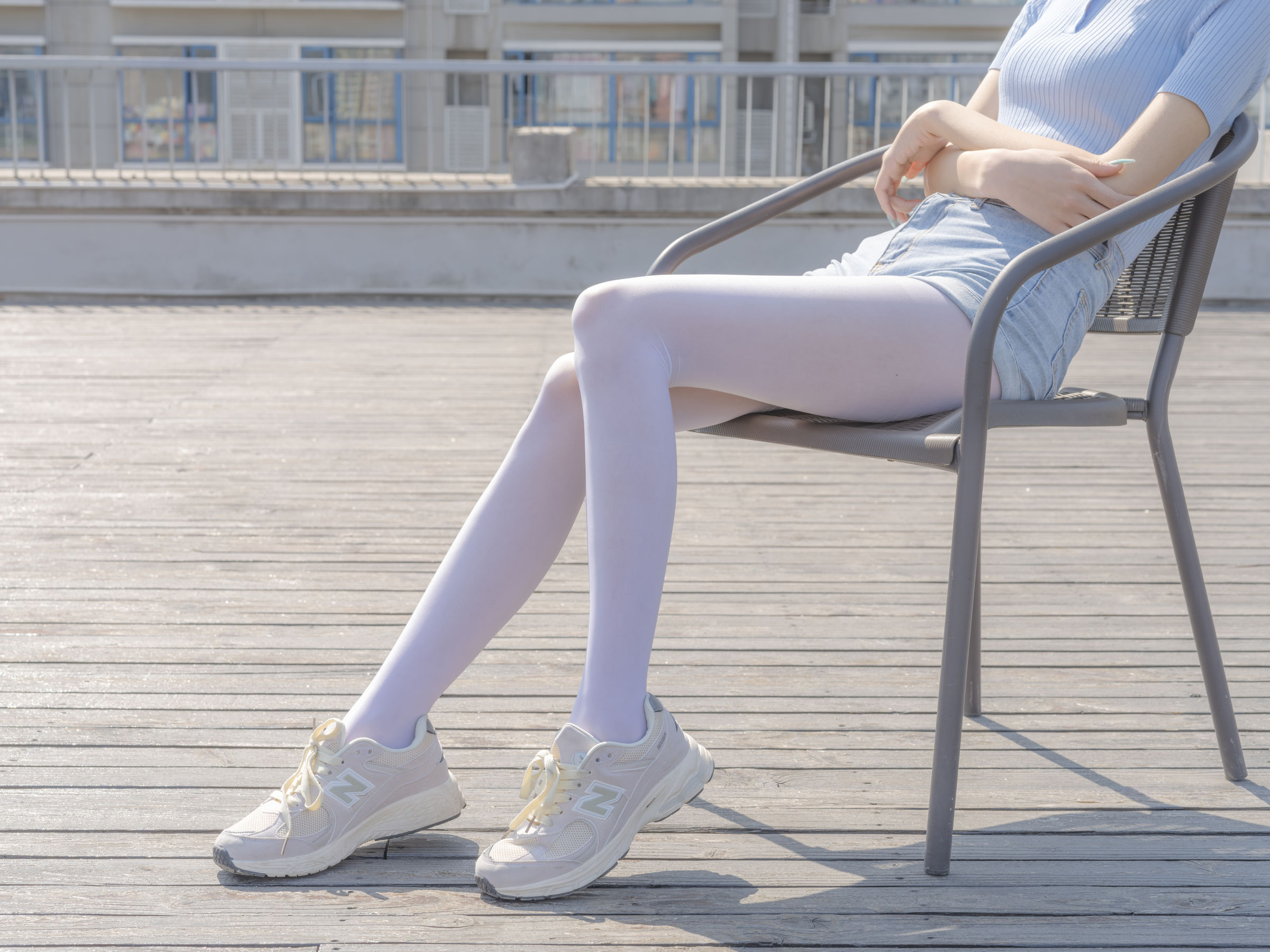 森萝财团写真 - 媛媛 试拍 15D超薄白丝/(59P)