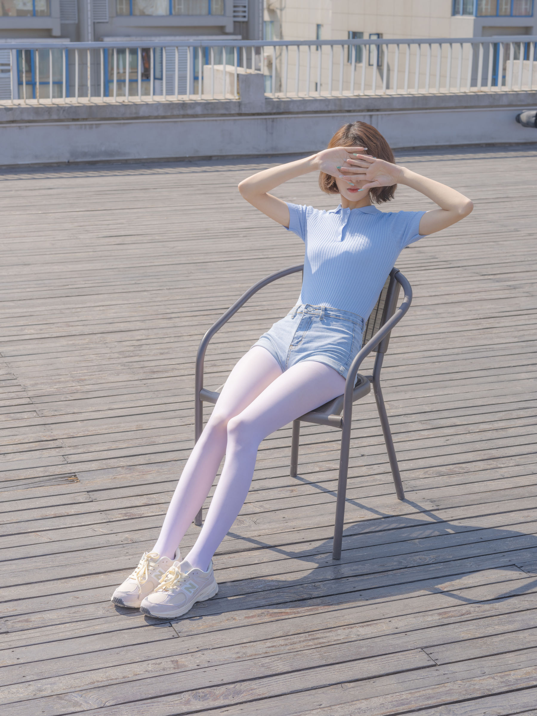 森萝财团写真 - 媛媛 试拍 15D超薄白丝/(59P)