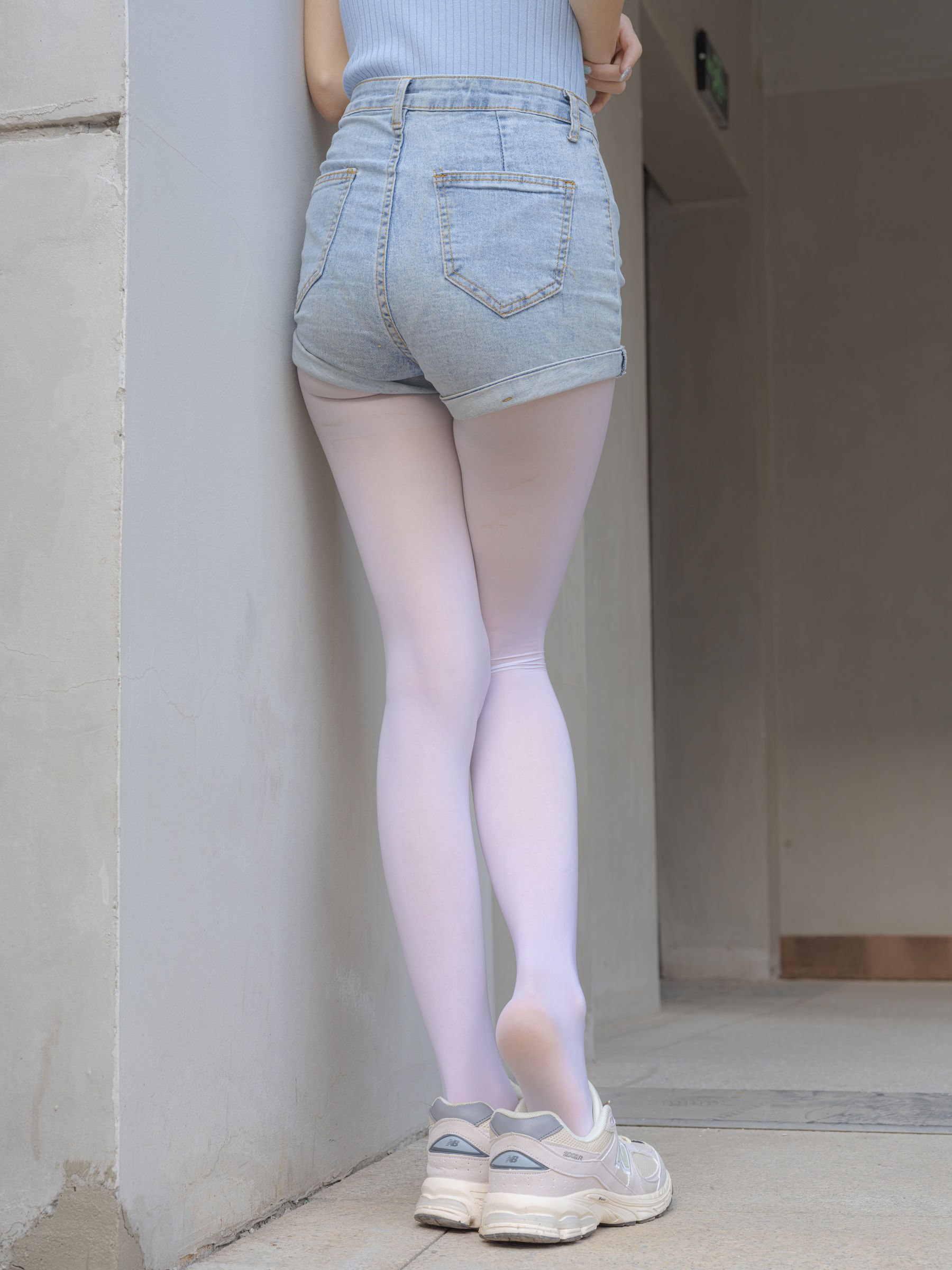 森萝财团写真 - 媛媛 试拍 15D超薄白丝/(59P)