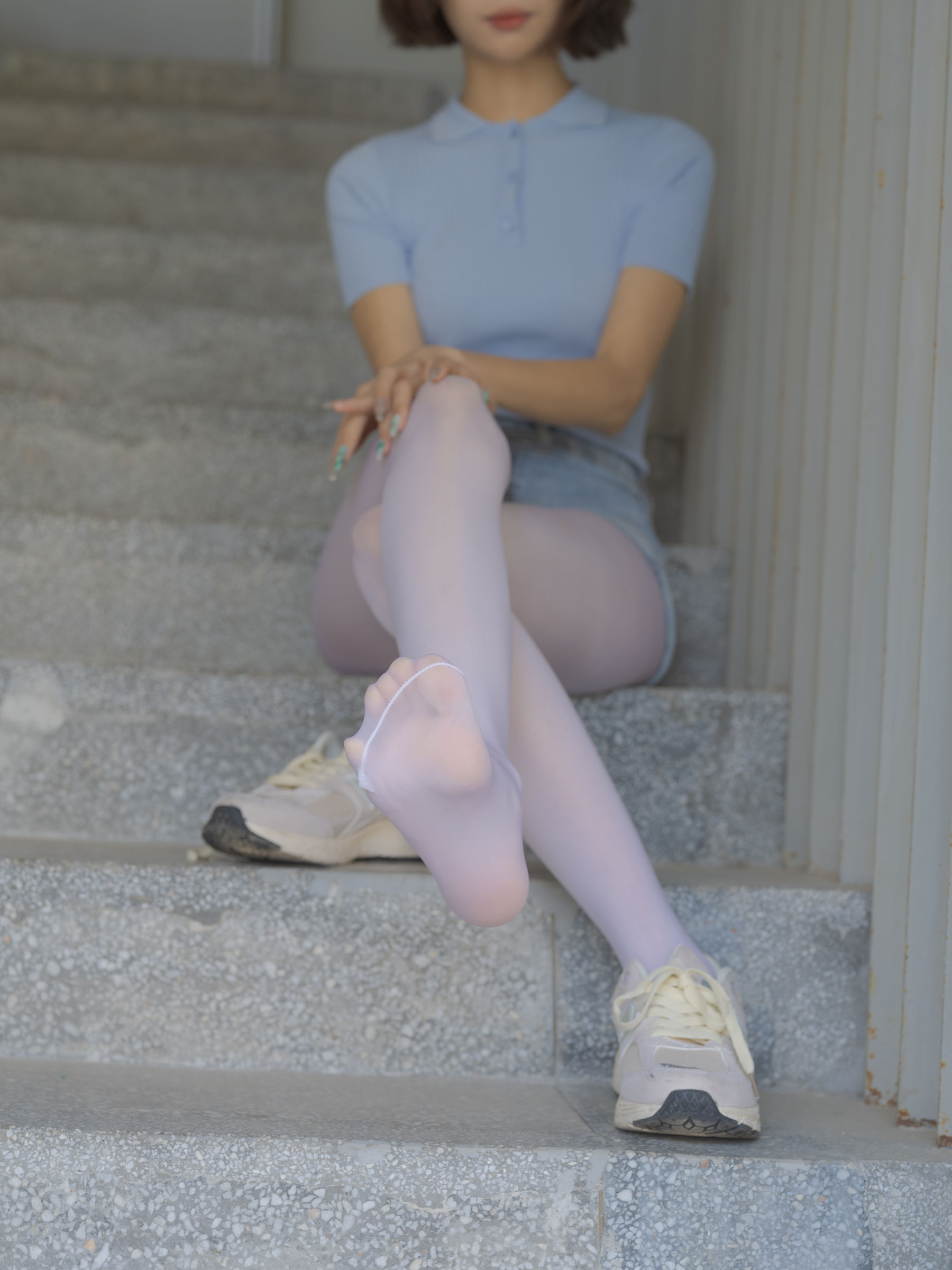 森萝财团写真 - 媛媛 试拍 15D超薄白丝/(59P)