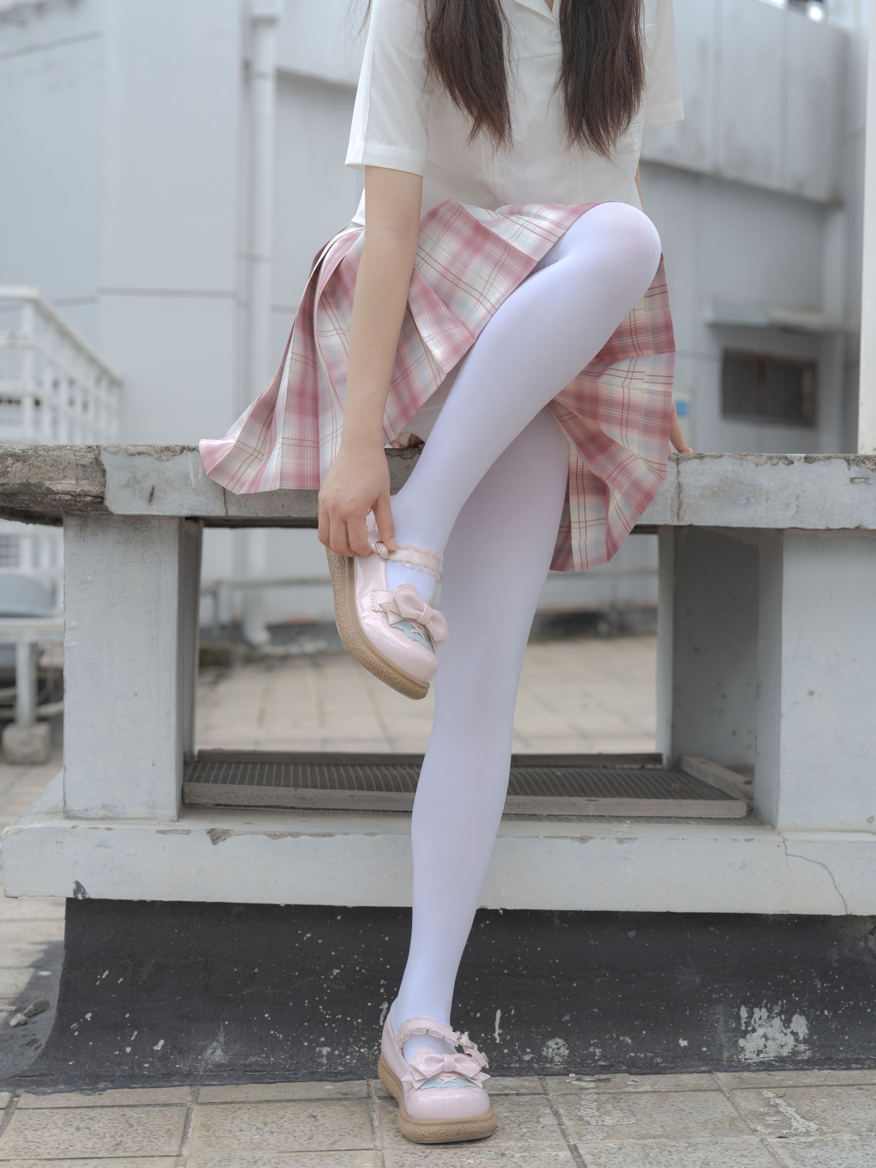 森萝财团写真 - 小圆 试拍 JKJK格子裙 80D/(64P)