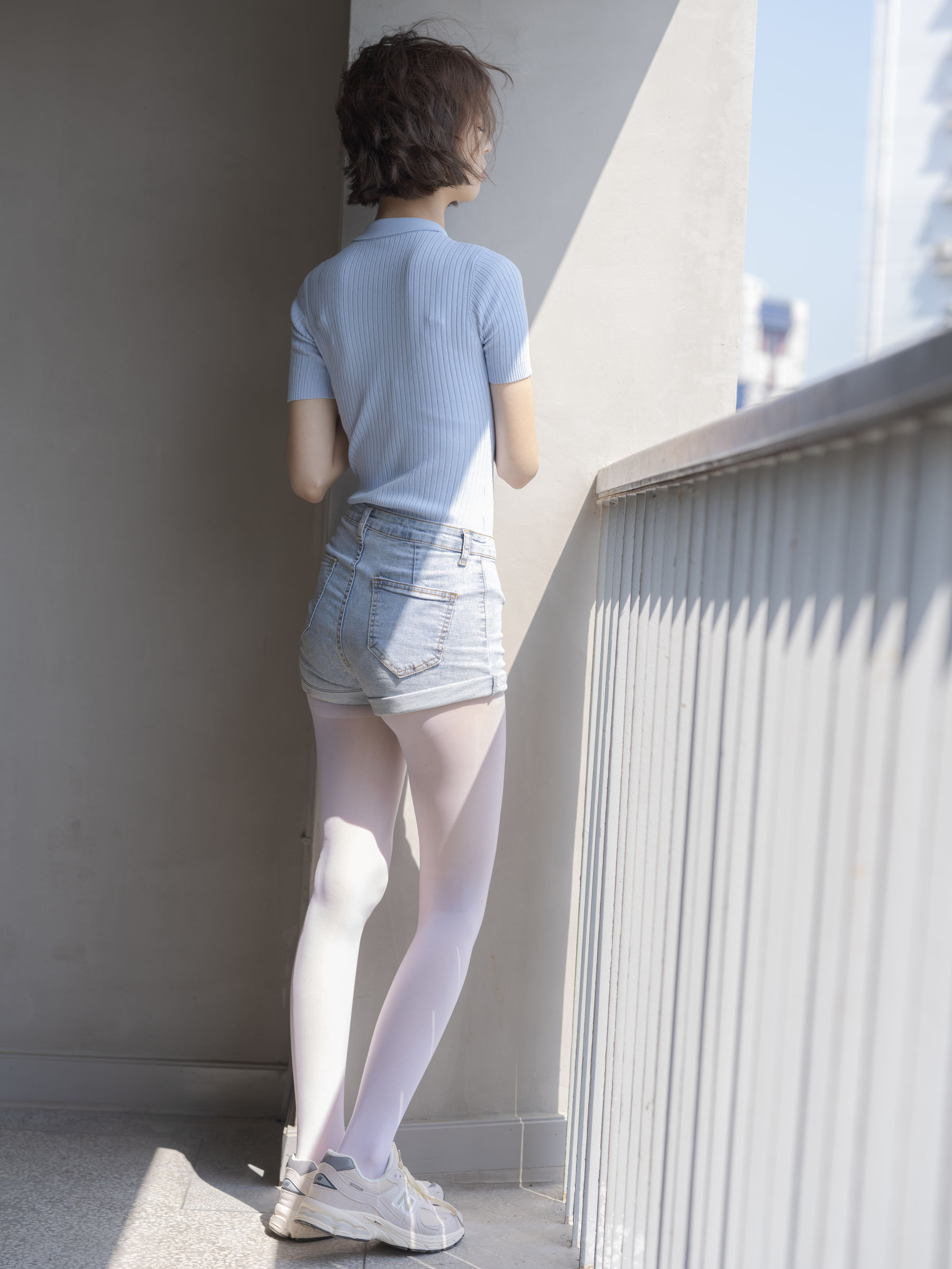 森萝财团写真 - 媛媛 试拍 15D超薄白丝/(59P)