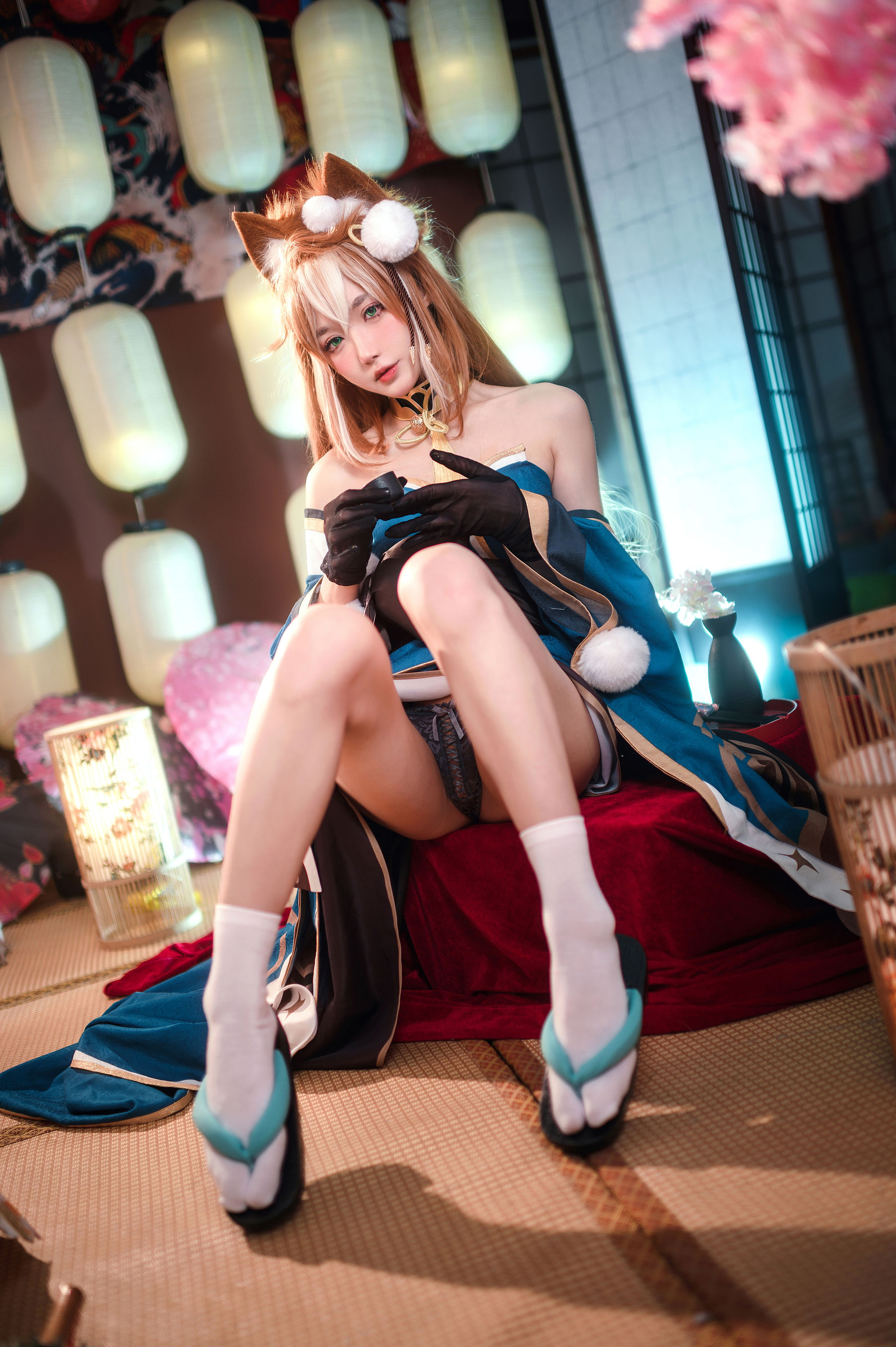 动漫博主阿包也是兔娘 - 原神 希娜小姐/(42P)