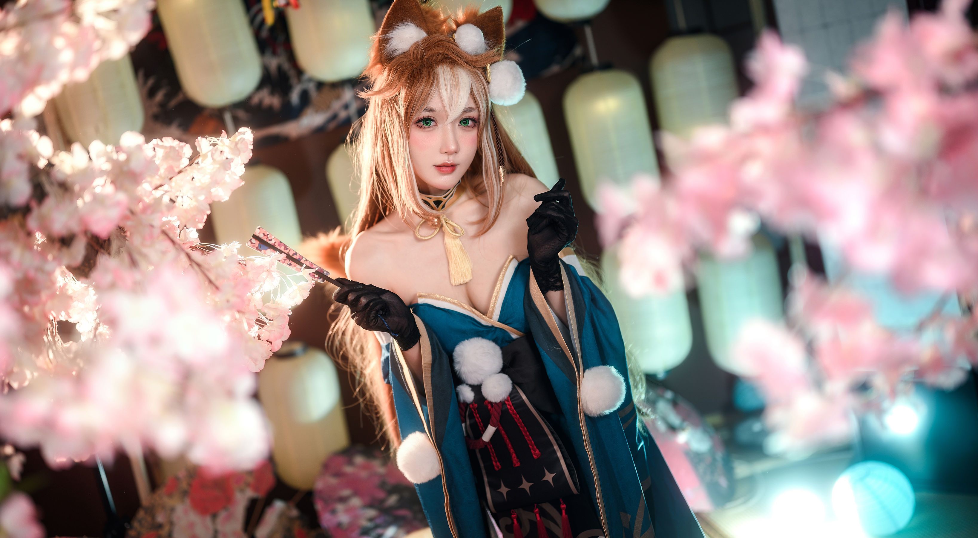 动漫博主阿包也是兔娘 - 原神 希娜小姐/(42P)