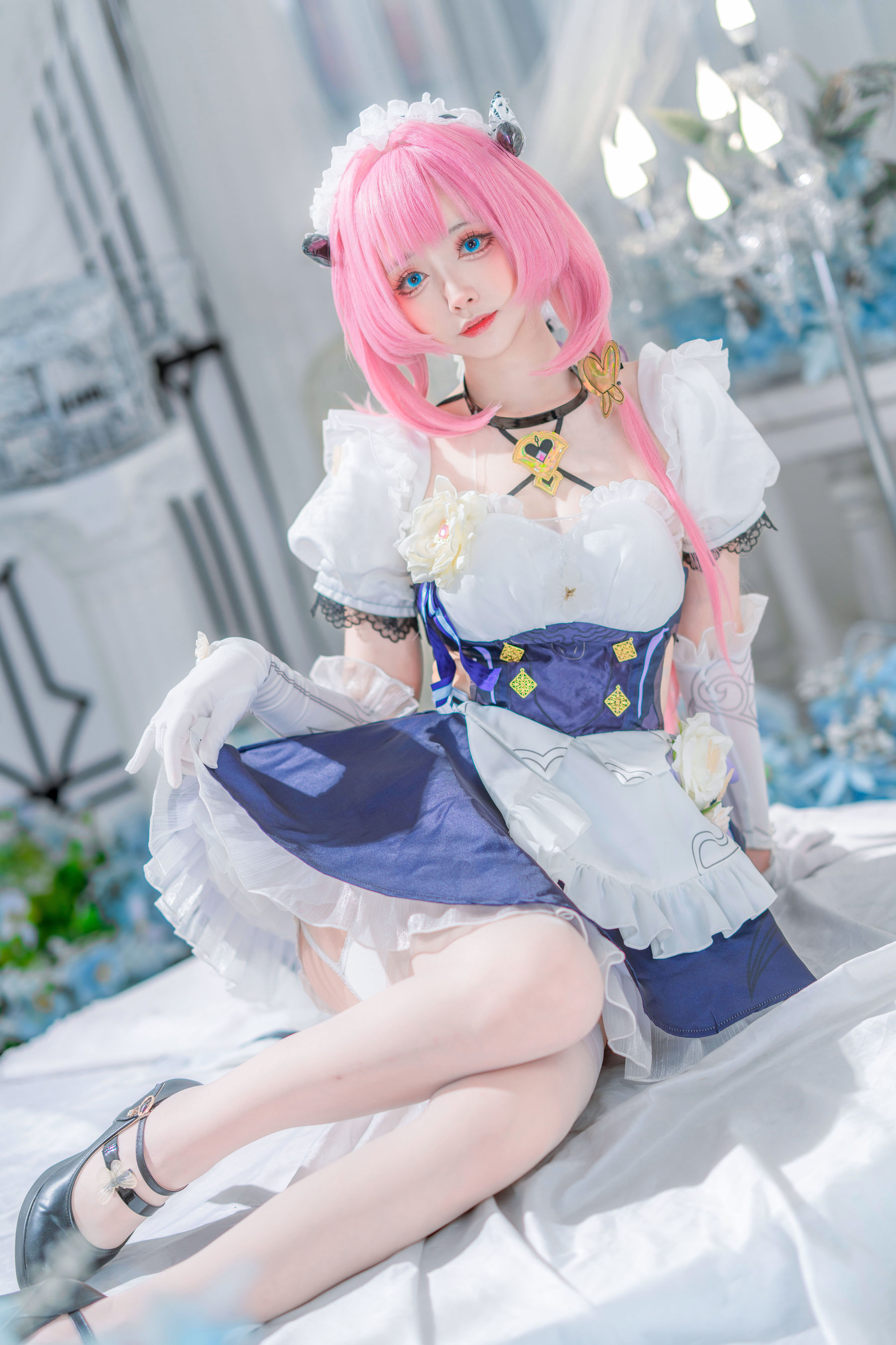 动漫博主大大卷卷小卷 - 崩坏3 爱莉希雅女仆/(29P)