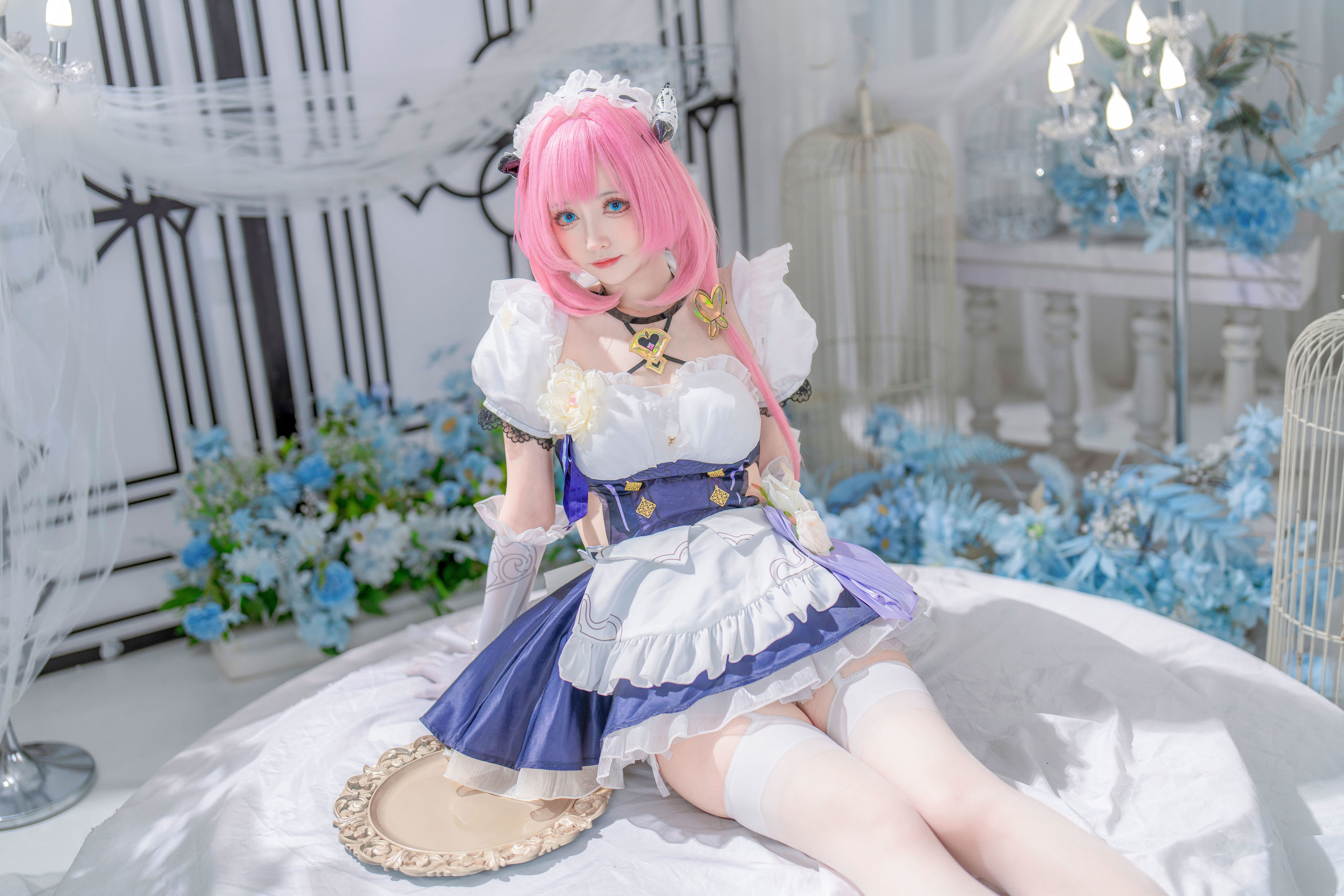 动漫博主大大卷卷小卷 - 崩坏3 爱莉希雅女仆/(29P)