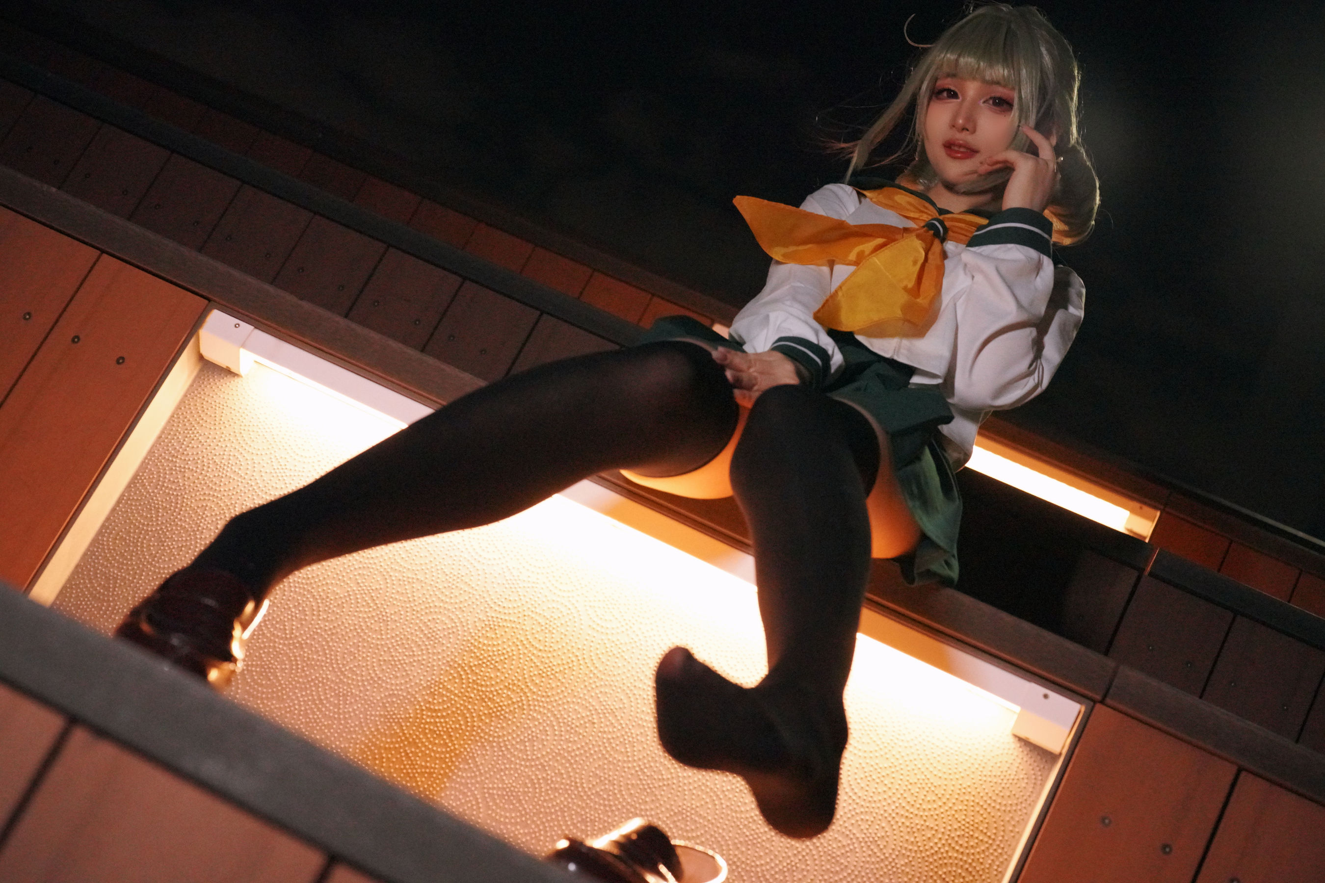 幼愛youmeko - 小琪舞JK制服/(48P)