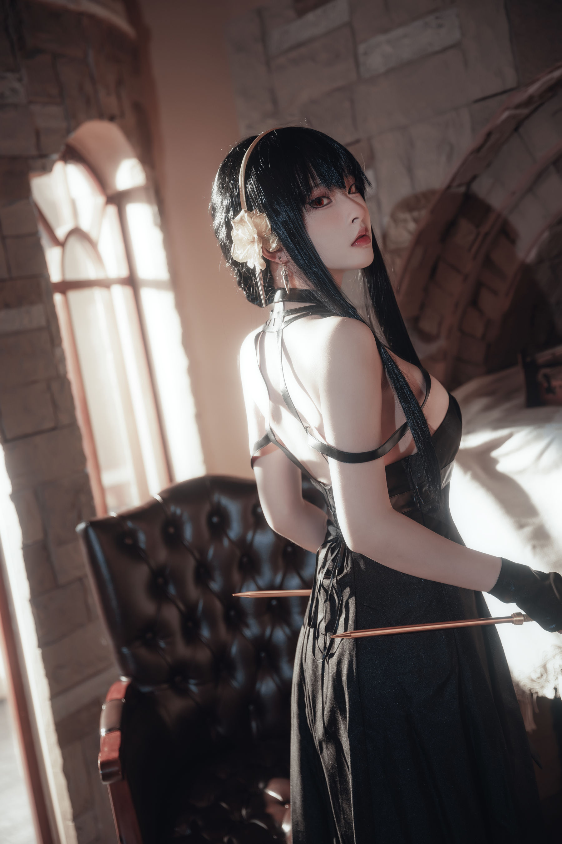 尤物清水由乃 - 间谍过家家 约尔战斗服/(30P)