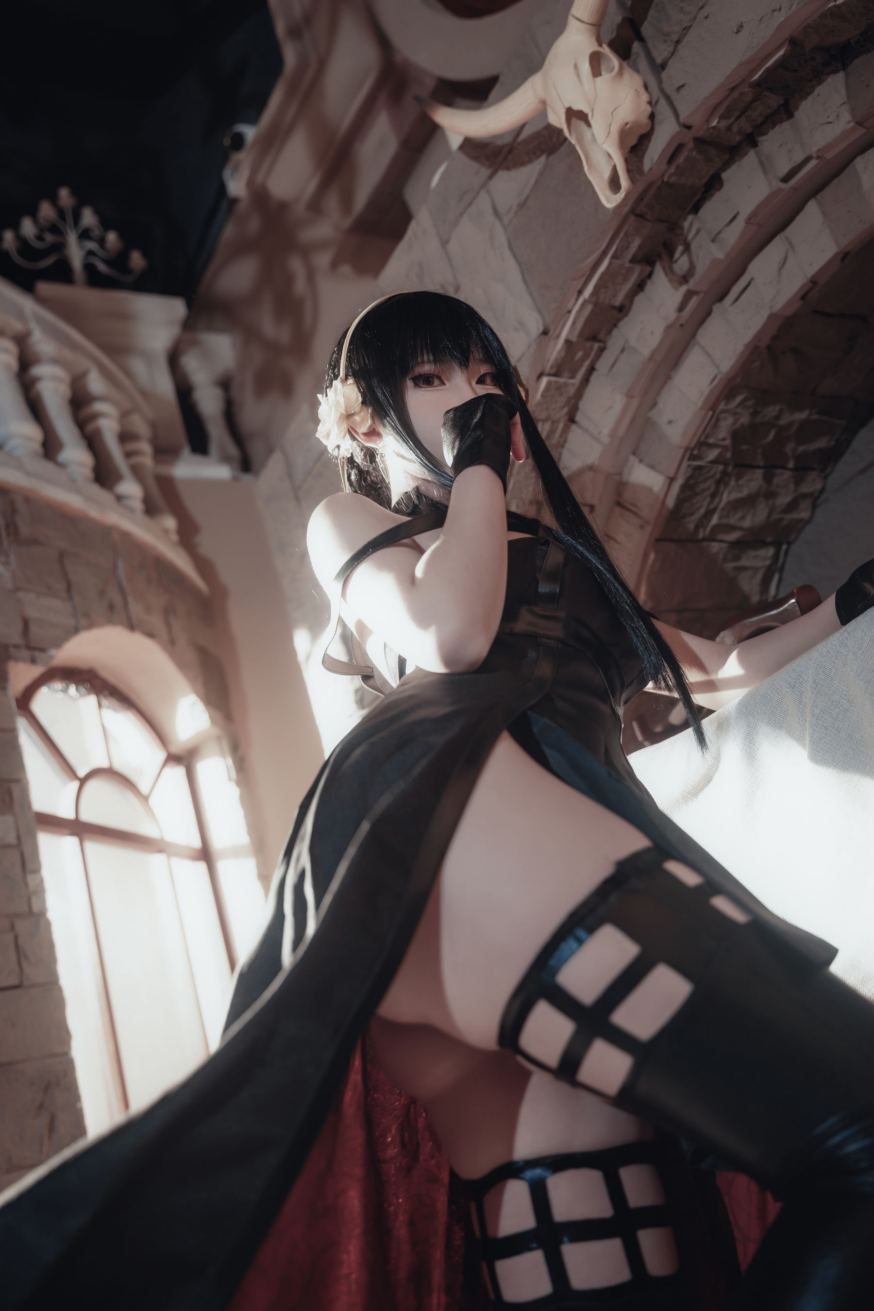 尤物清水由乃 - 间谍过家家 约尔战斗服/(30P)