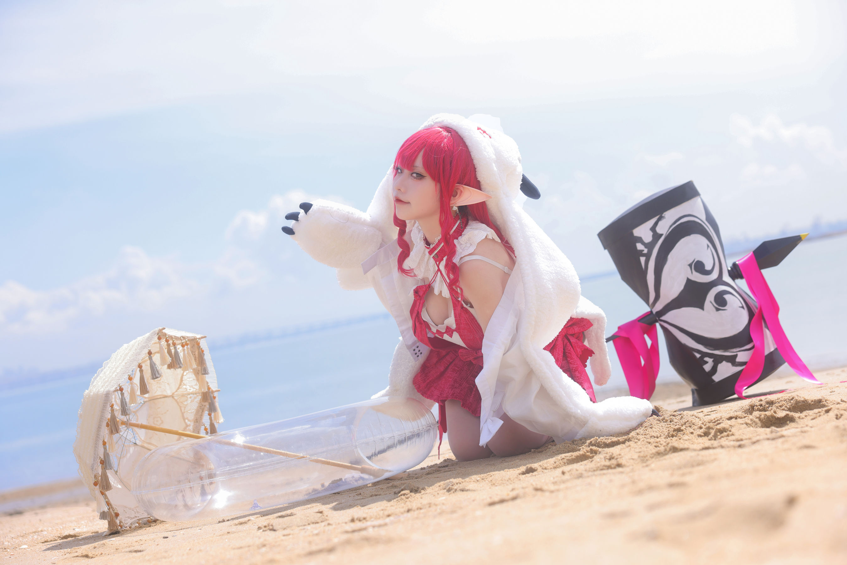 动漫博主G44不会受伤 - 米可科尔 芭万希 妖精骑士崔斯坦/(25P)