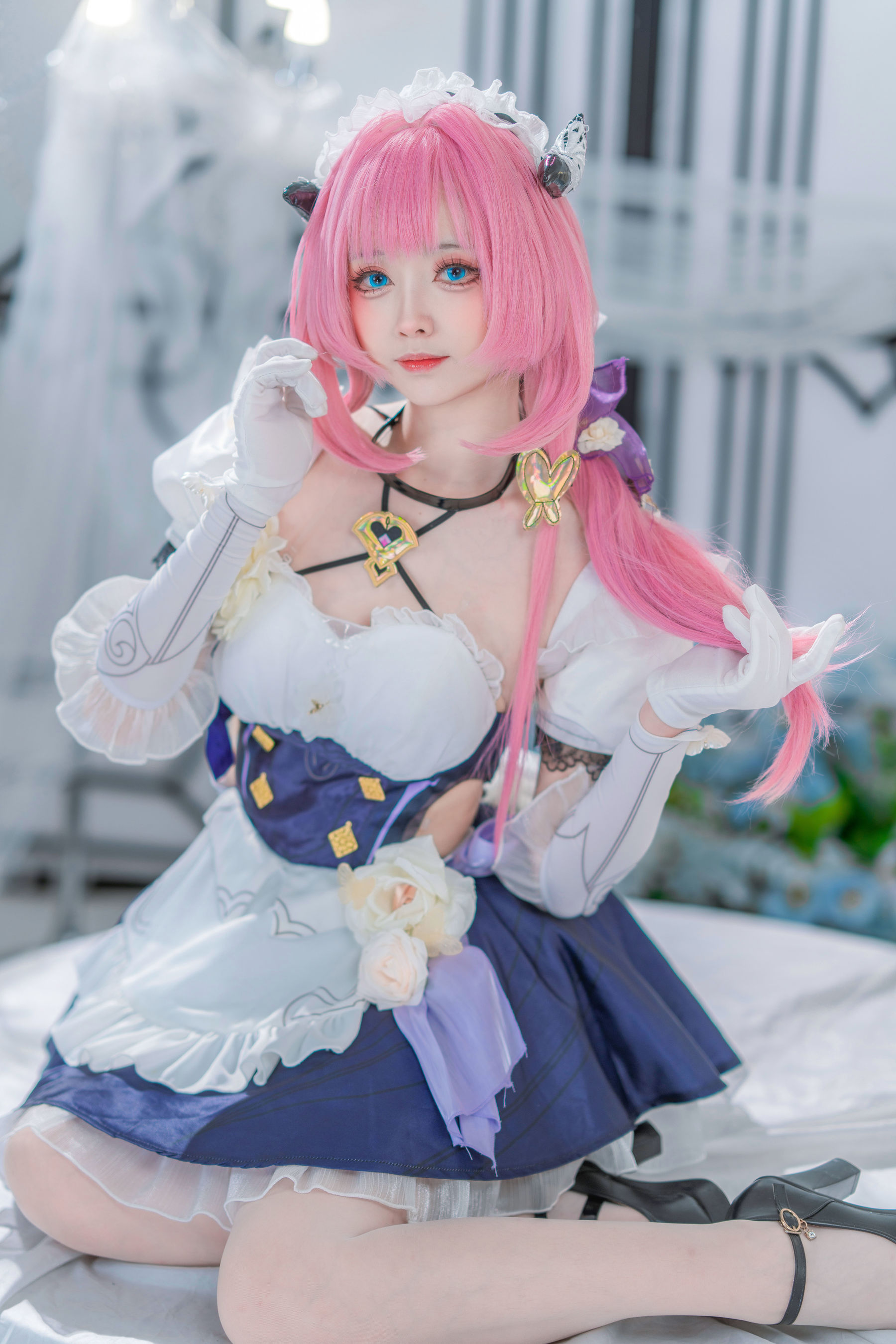 动漫博主大大卷卷小卷 - 崩坏3 爱莉希雅女仆/(29P)