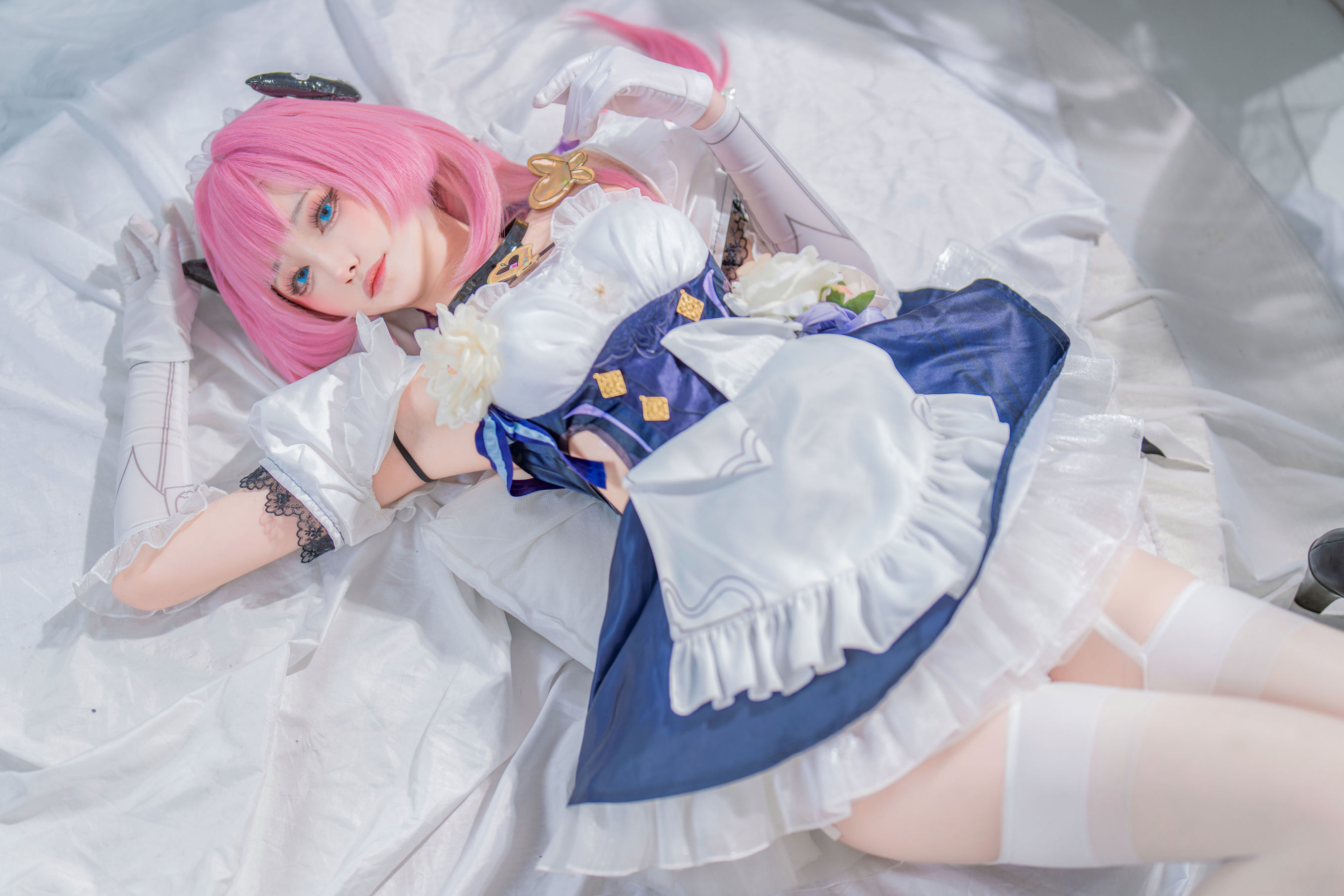 动漫博主大大卷卷小卷 - 崩坏3 爱莉希雅女仆/(29P)