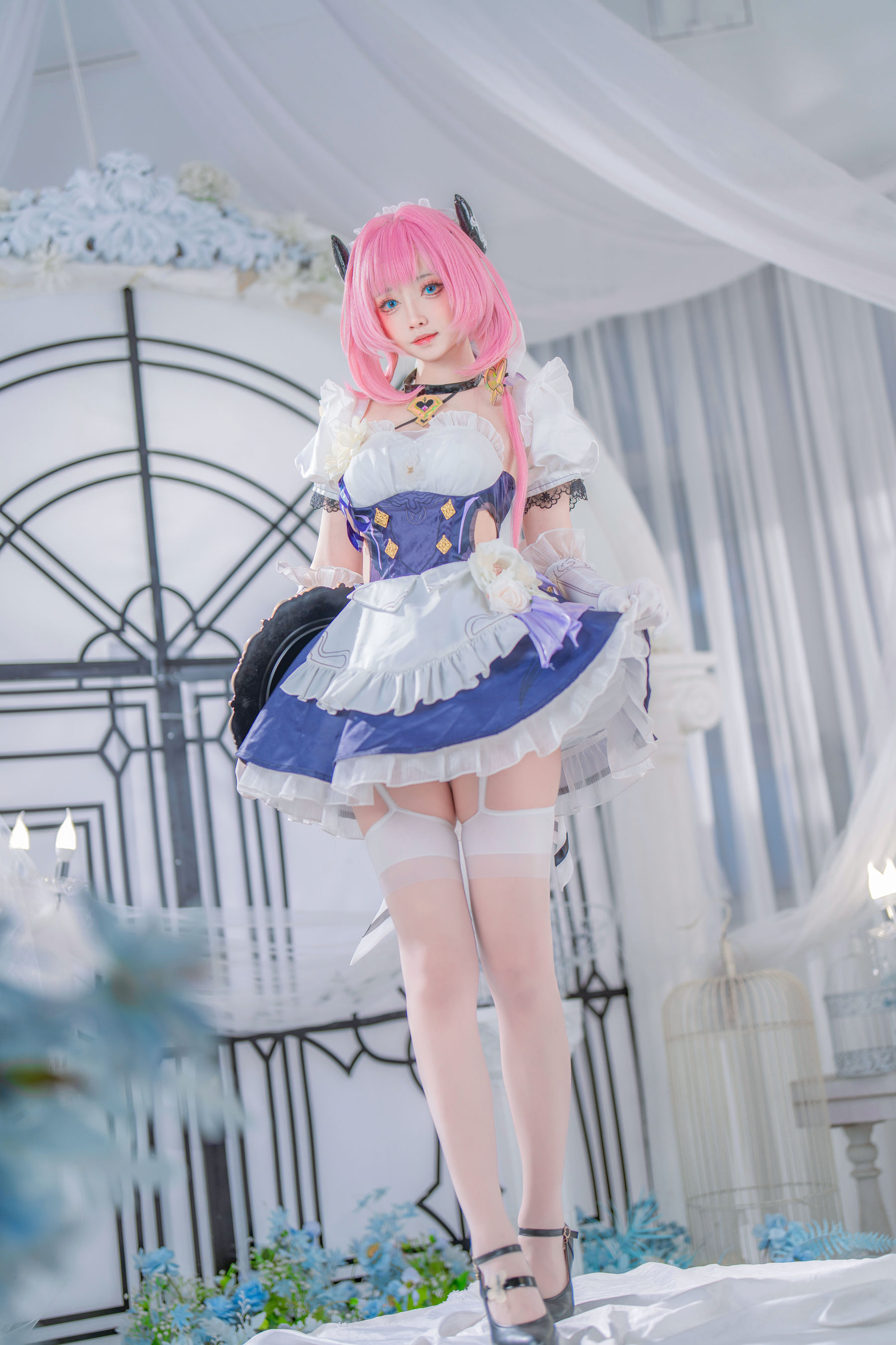 动漫博主大大卷卷小卷 - 崩坏3 爱莉希雅女仆/(29P)