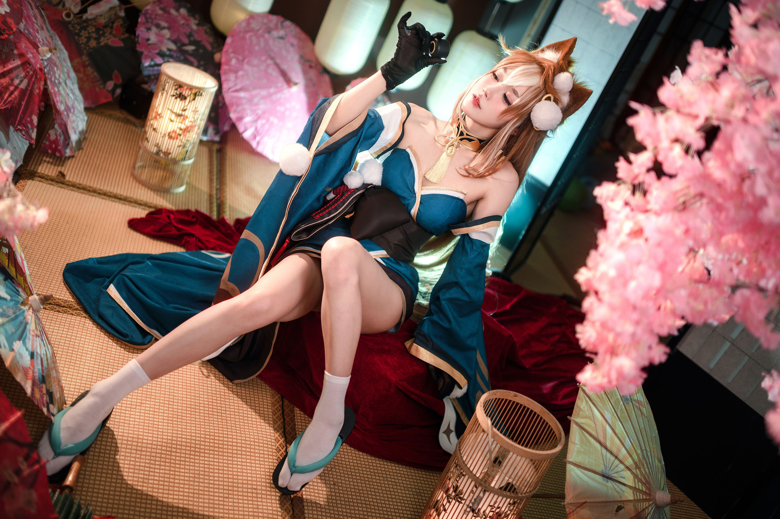 动漫博主阿包也是兔娘 - 原神 希娜小姐/(42P)