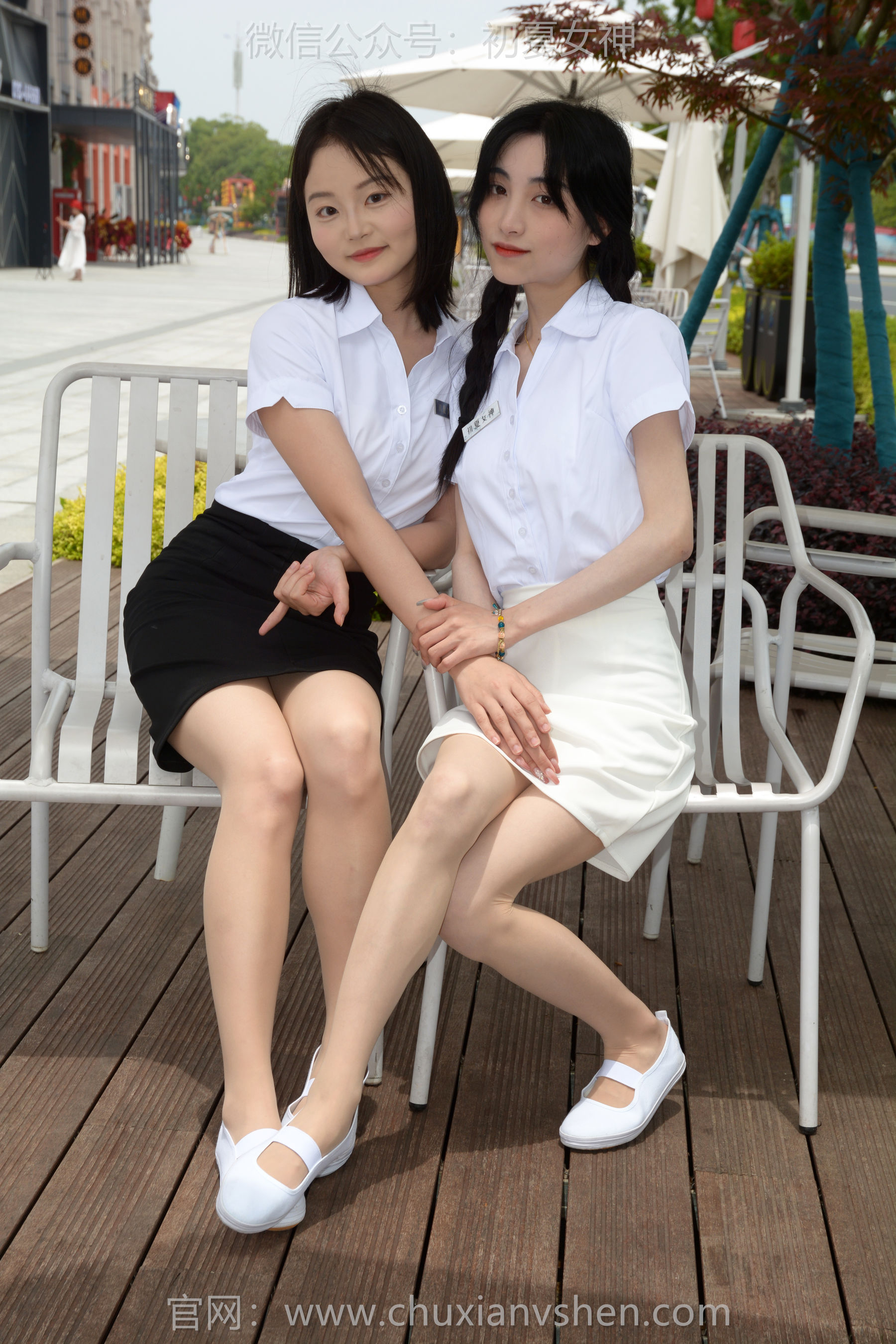 初夏女神 No.264 柒柒&双双 休息时间/(100P)