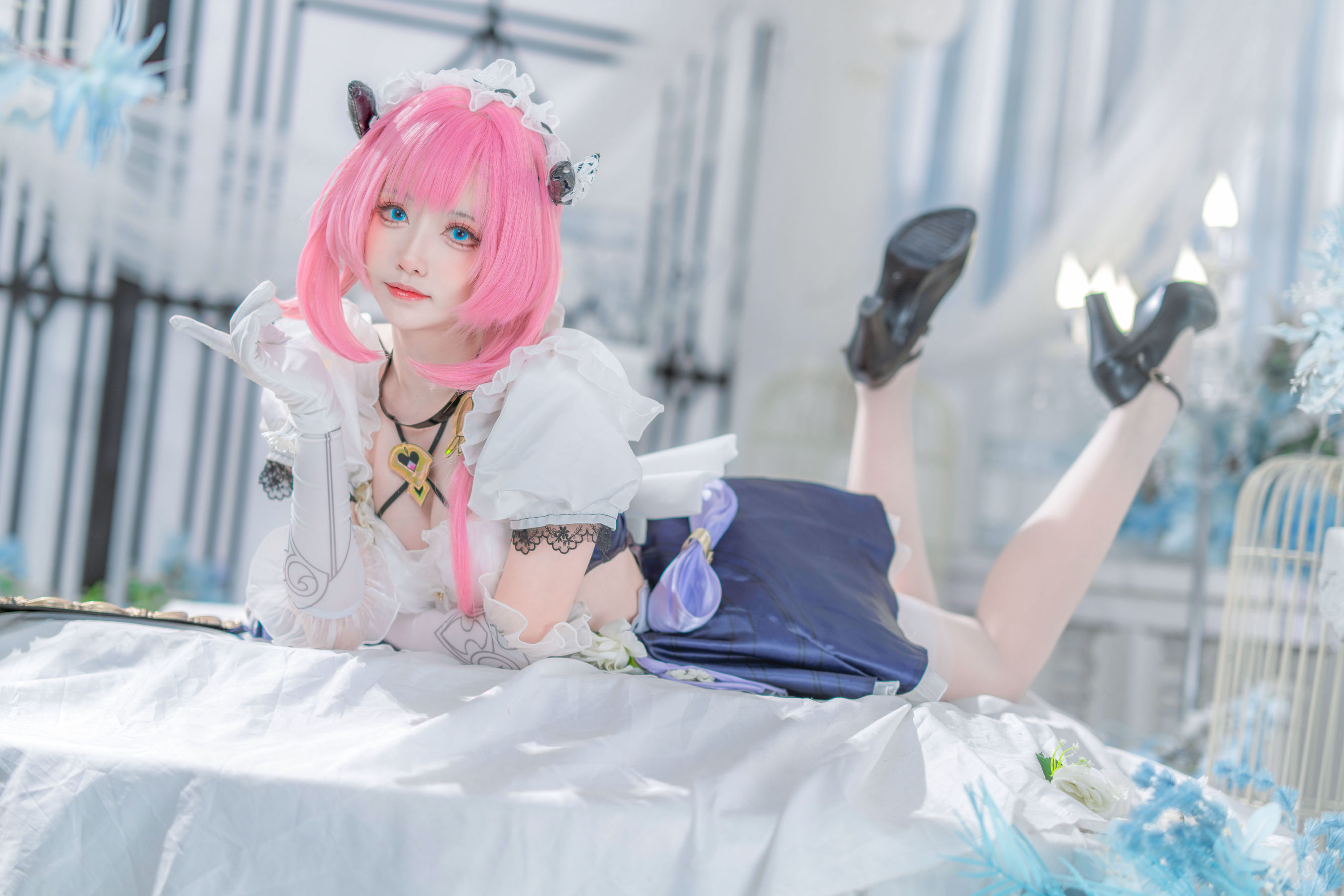 动漫博主大大卷卷小卷 - 崩坏3 爱莉希雅女仆/(29P)