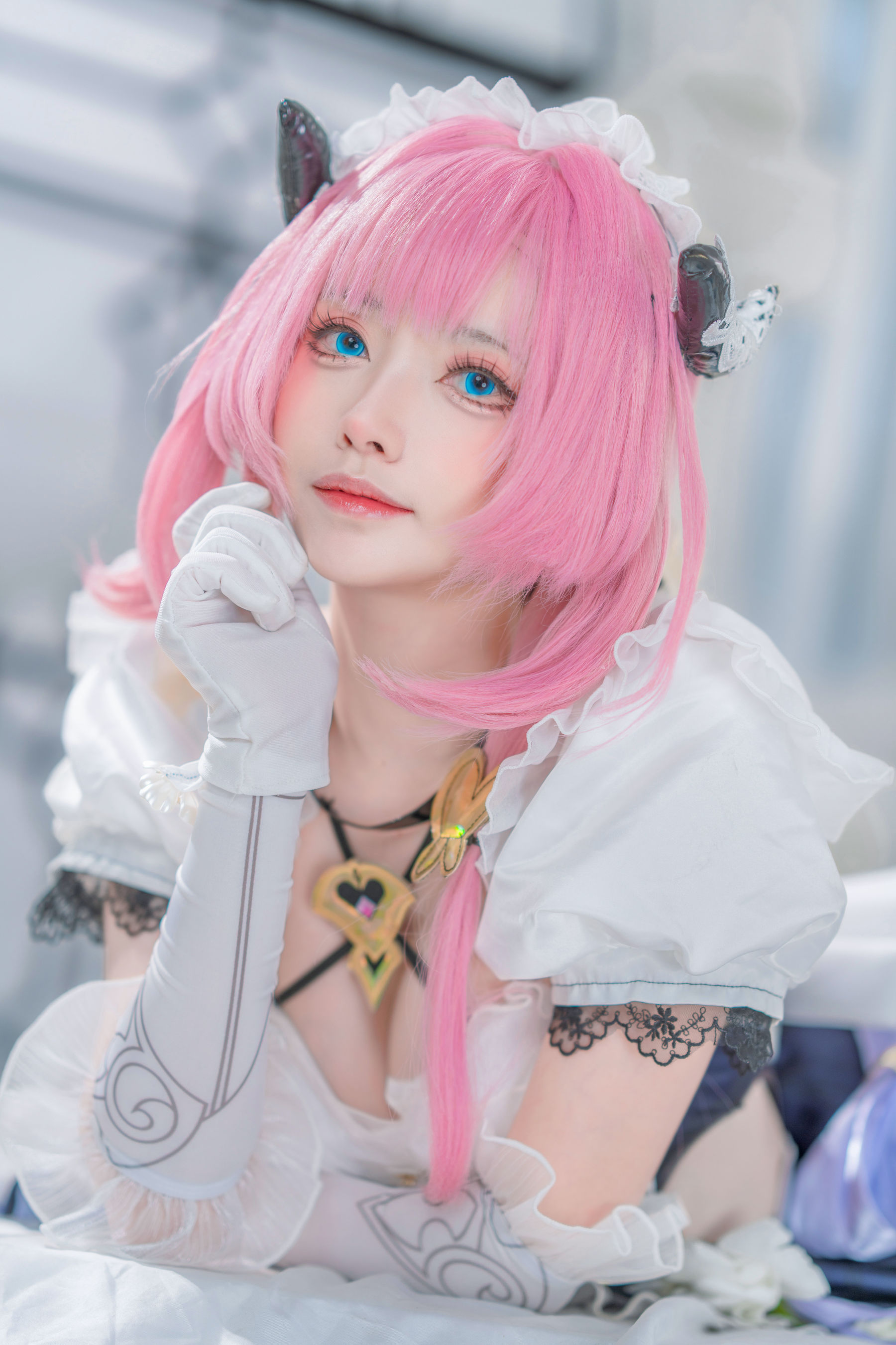 动漫博主大大卷卷小卷 - 崩坏3 爱莉希雅女仆/(29P)