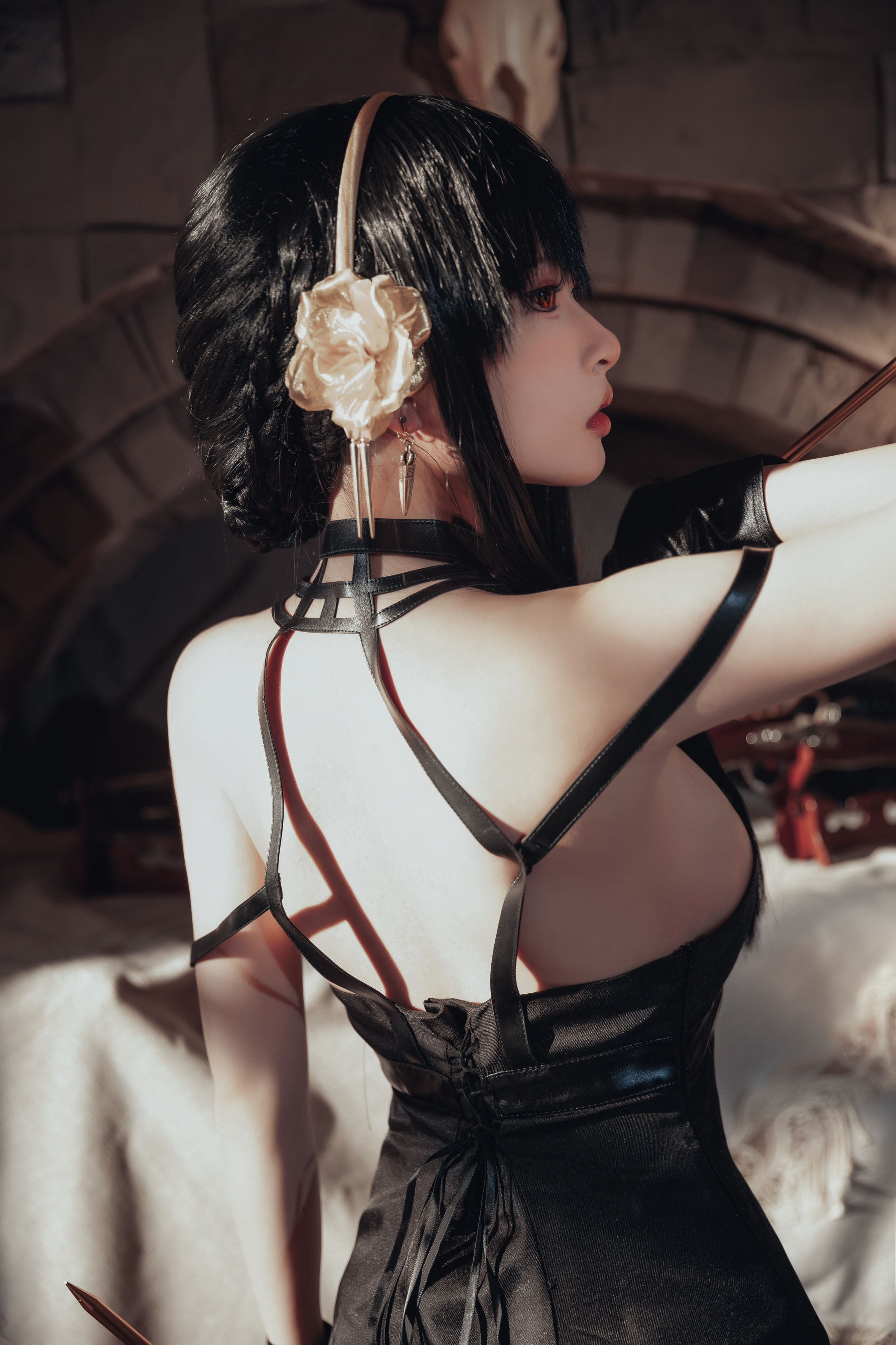 尤物清水由乃 - 间谍过家家 约尔战斗服/(30P)