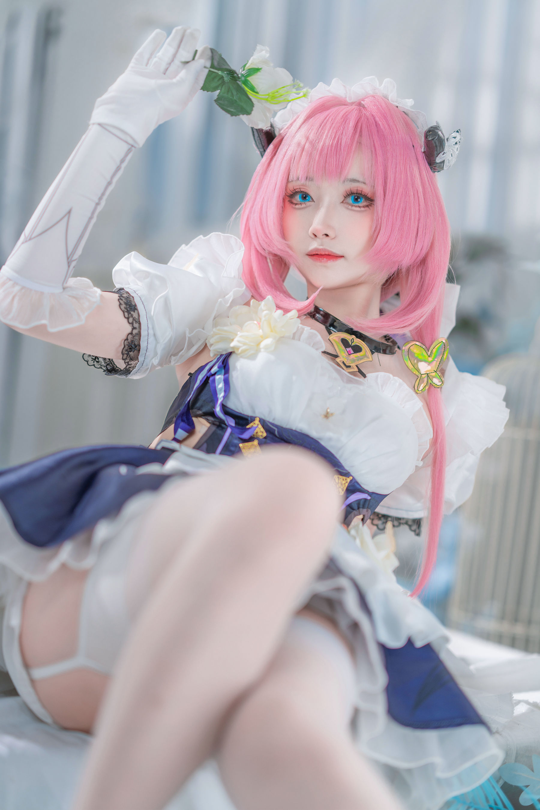 动漫博主大大卷卷小卷 - 崩坏3 爱莉希雅女仆/(29P)