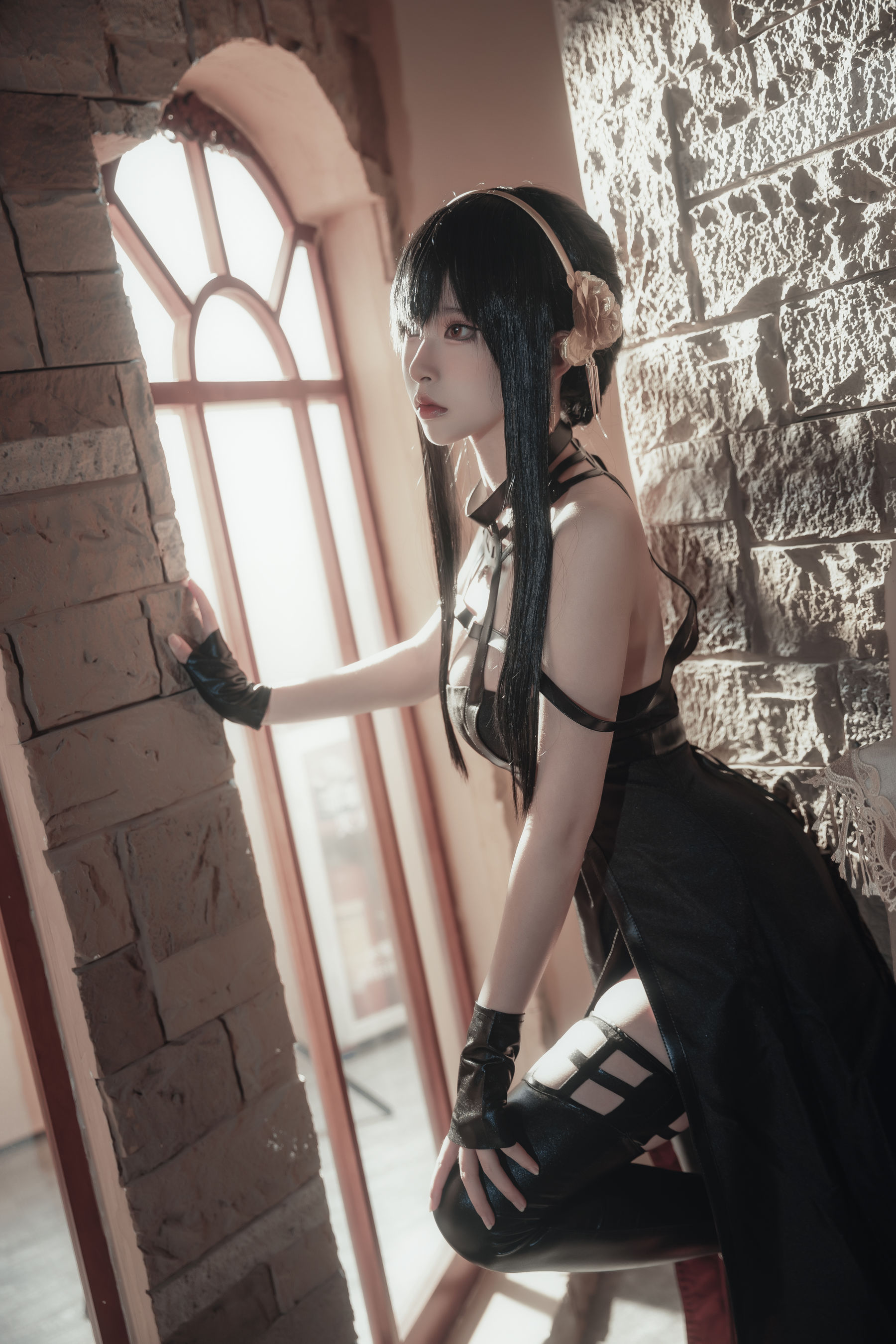 尤物清水由乃 - 间谍过家家 约尔战斗服/(30P)